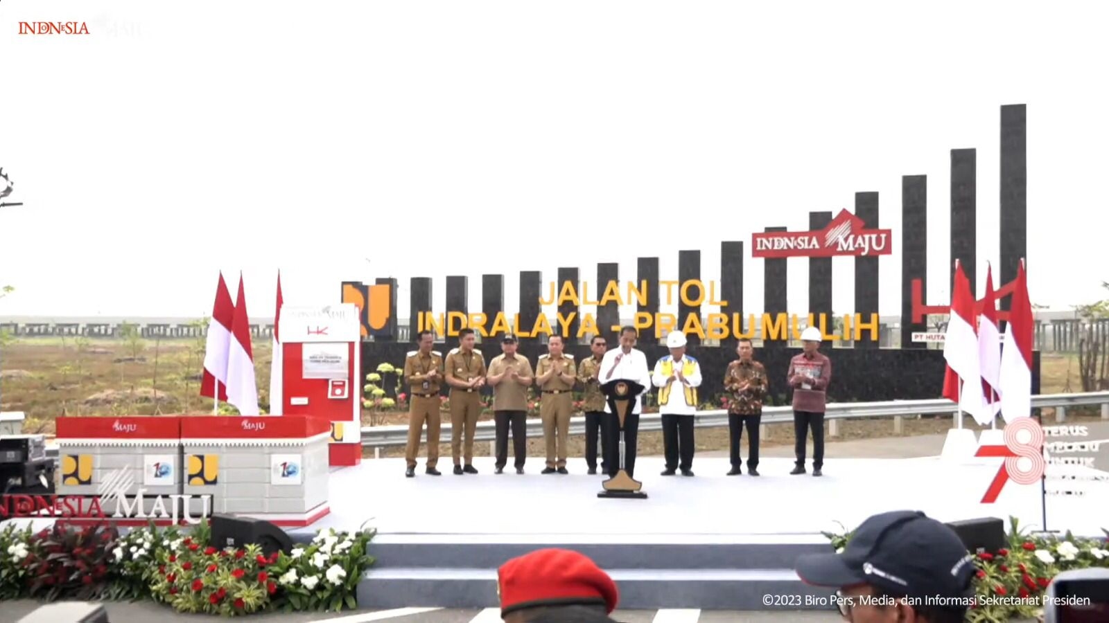 Sepanjang 64,5 KM Jalan Tol Indralaya-Prabumulih Diresmikan Presiden Jokowi