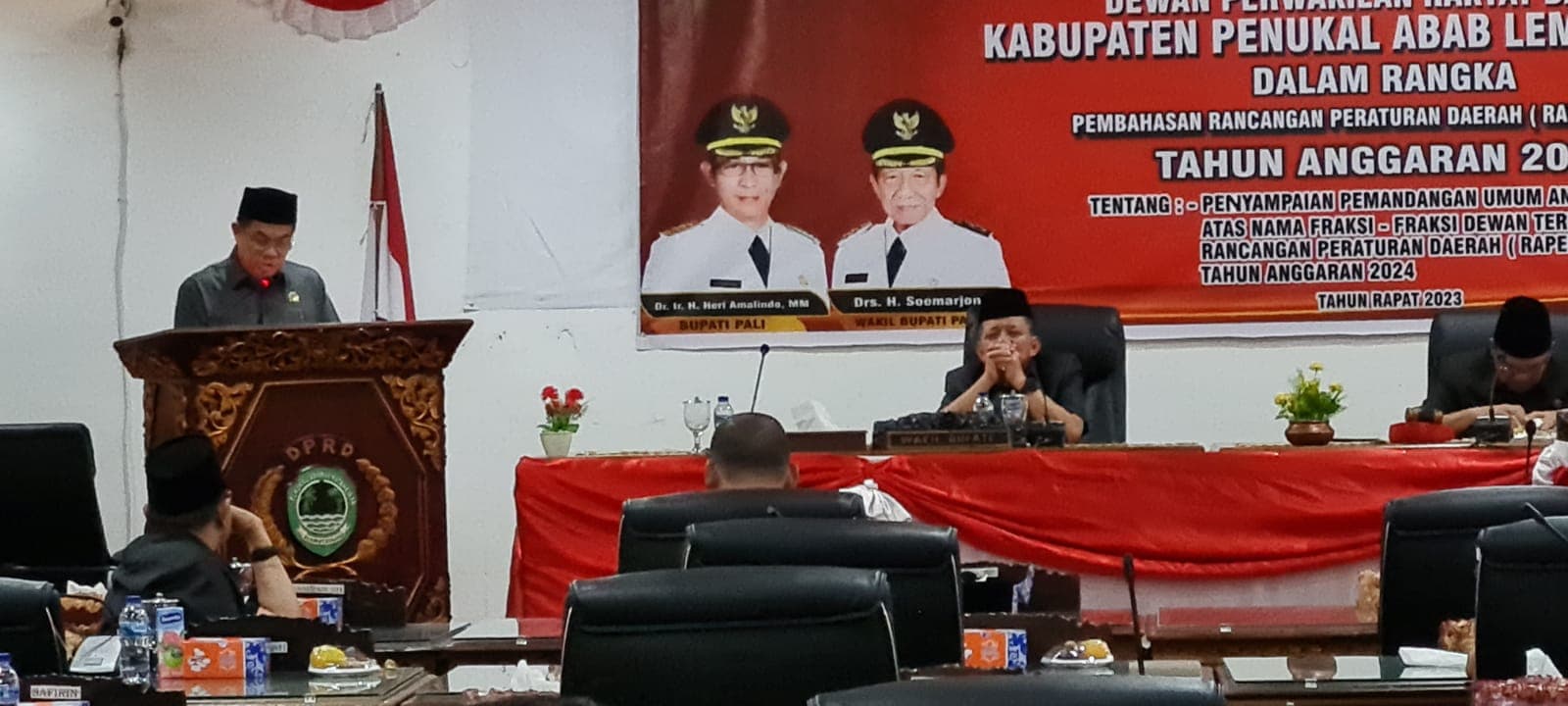 Fraksi PDIP DPRD PALI Apresiasi Bupati Heri Amalindo, Dukung Tema yang Diusung Pemda Tahun 2024