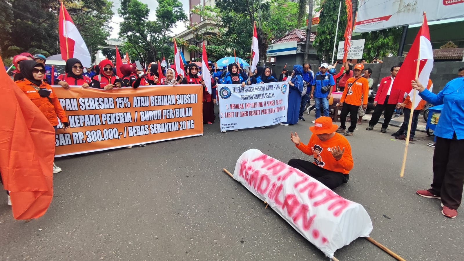 Naik Rp 52 Ribu Buruh Akan Bertemu Pj Gubernur Sumsel Bahas Subsidi Pangan