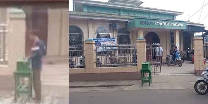 VIRAL! Aksi Pencurian Kotak Amal Masjid di Palembang, Polisi Usut Pelaku