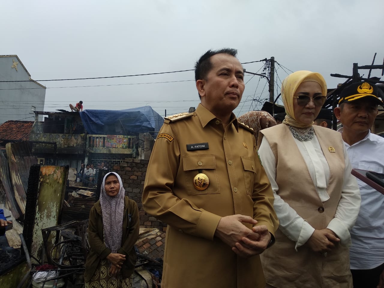 Turun Langsung ke Lokasi Kebakaran di Palembang, PJ Gubernur: Warga Masih Bisa Mencoblos