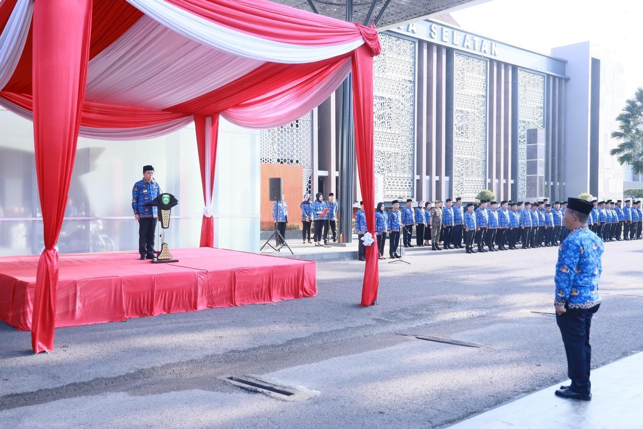 Pj Gubernur Agus Fatoni Ingatkan Pegawai Pemprov Sumsel Tingkatkan Disiplin dan Kreativitas