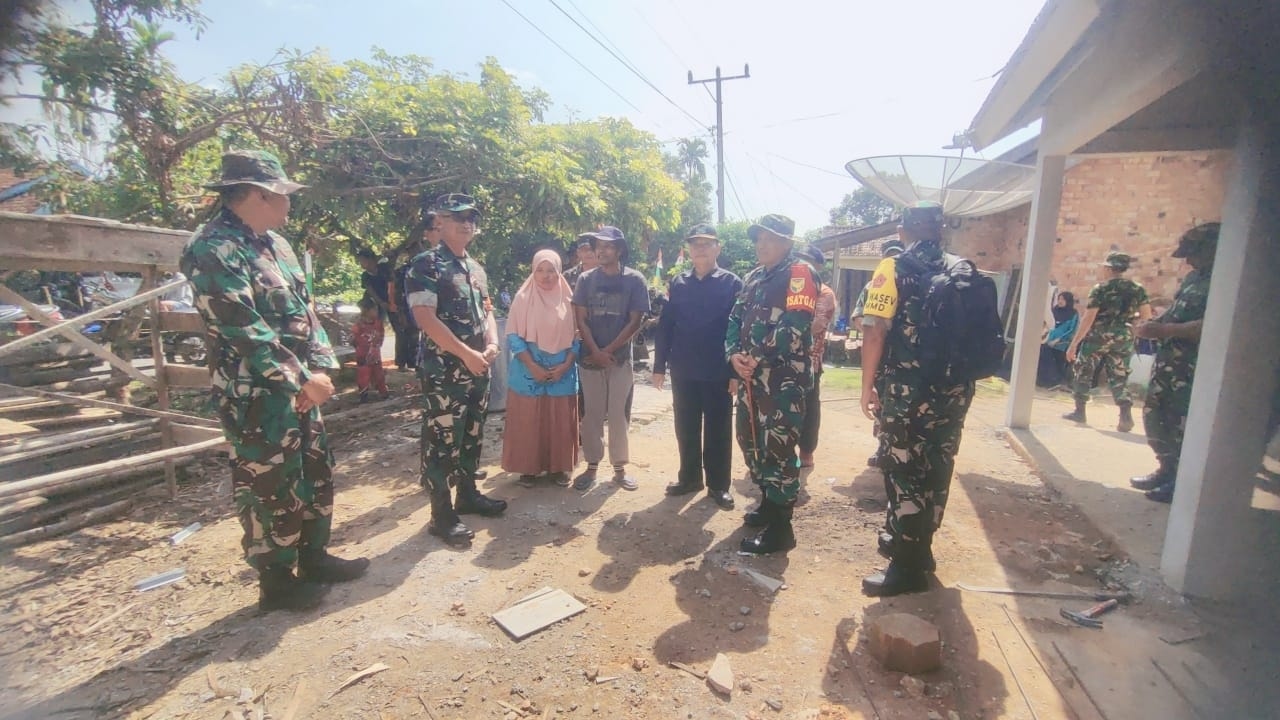 Optimis Proyek TMMD Ke-120 Kodim 0404/Muara Enim Selesai Tepat Waktu