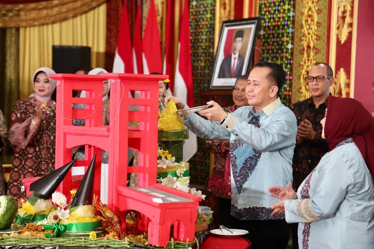 Pj Gubernur Agus Fatoni Bahas Pencapaian Pembangunan di Tasyakuran HUT ke-78 Sumsel