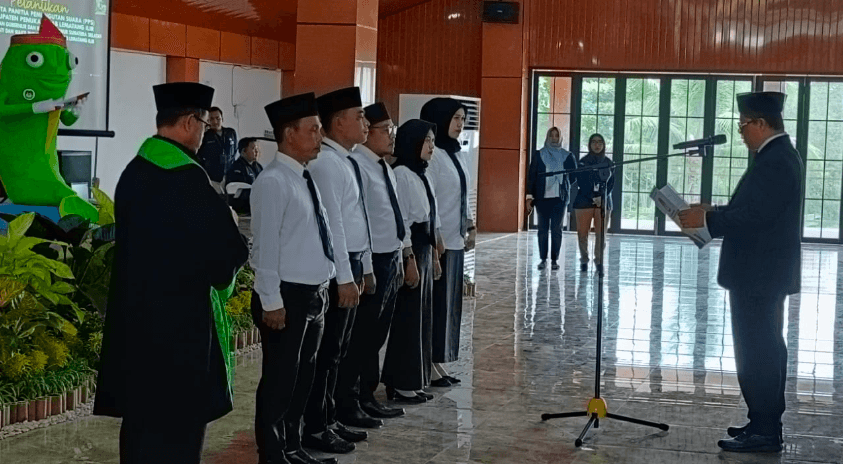 KPU PALI Lantik 213 Anggota PPS, Dorong Transparansi dan Partisipasi Pemilih