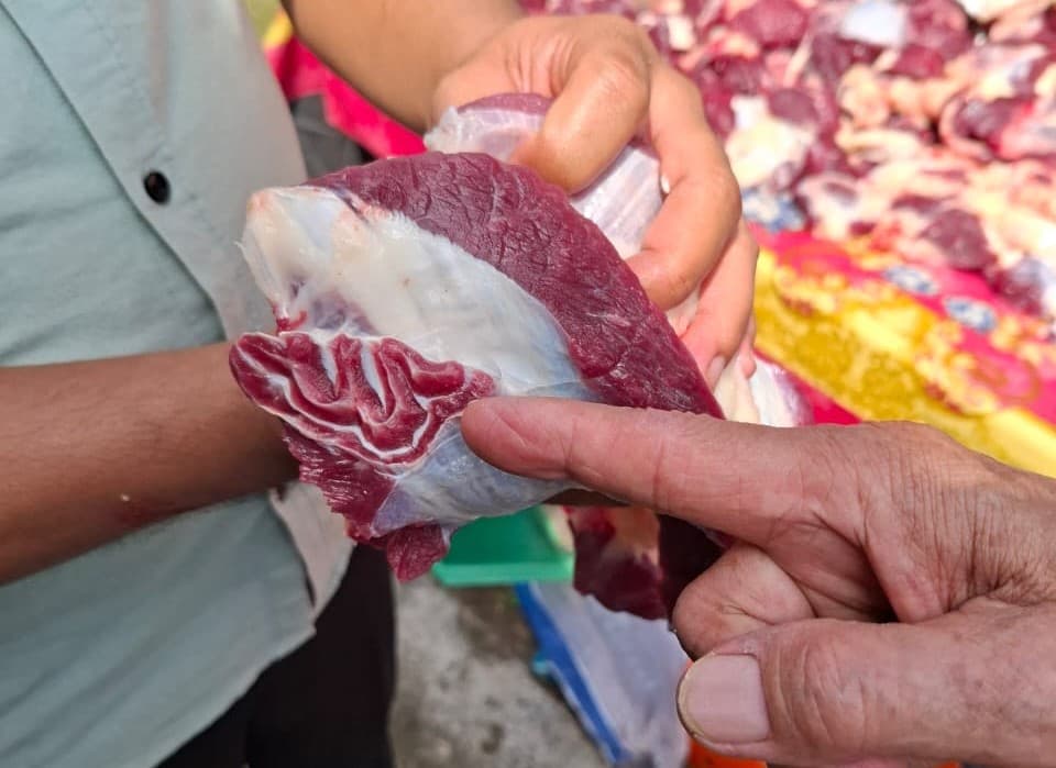 Viral! Warga Palembang Digegerkan Potongan Daging Kurban Berlafazkan Allah