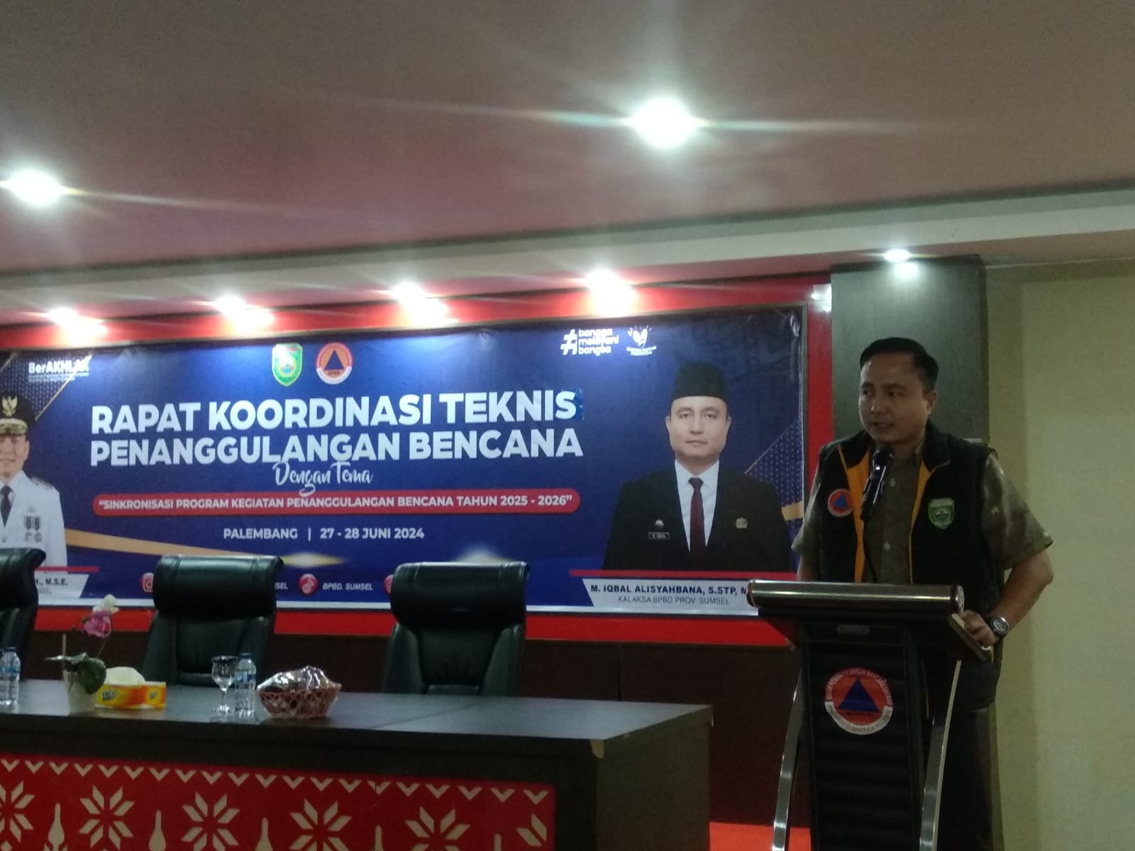 BPBD Sumsel Gelar Rapat Koordinasi Teknis untuk Sinkronisasi Program Penanggulangan Bencana