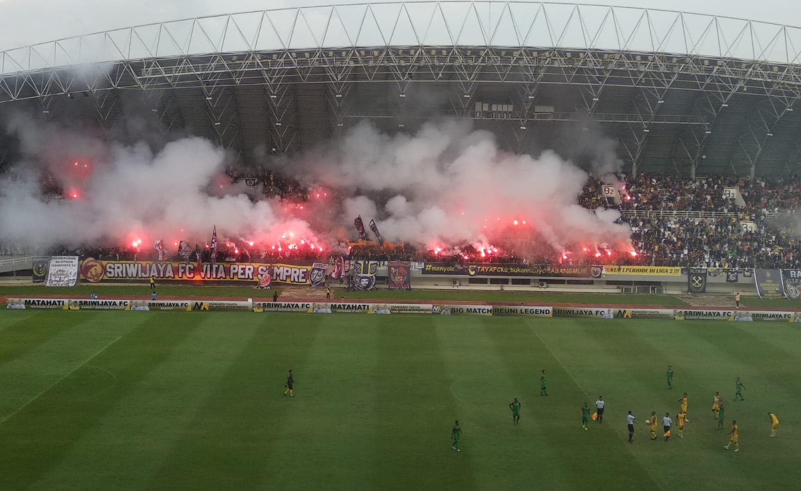 Skor Akhir Reuni Legend Sriwijaya FC, Tim Hati Menang 6-5 Lewat Adu Penalti