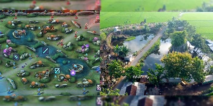 VIRAL Desa Wisata Gumuk Pecah di Jember yang Mirip Map Land of Dawn Game Mobile Legends