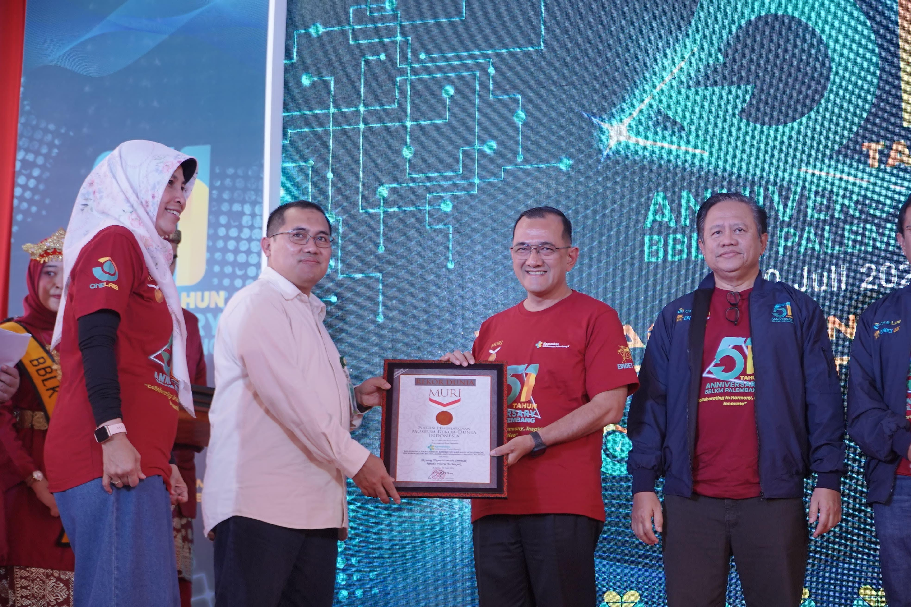 BBLKM Palembang Raih Rekor MURI pada HUT ke-51 dengan Skrining Hepatitis B Serentak