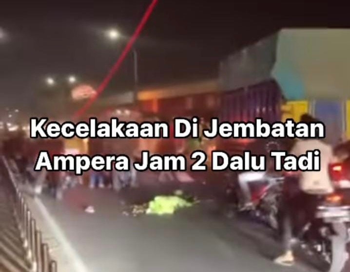 Viral di Media Sosial, Kecelakaan di Jembatan Ampera Palembang Hebohkan Warganet