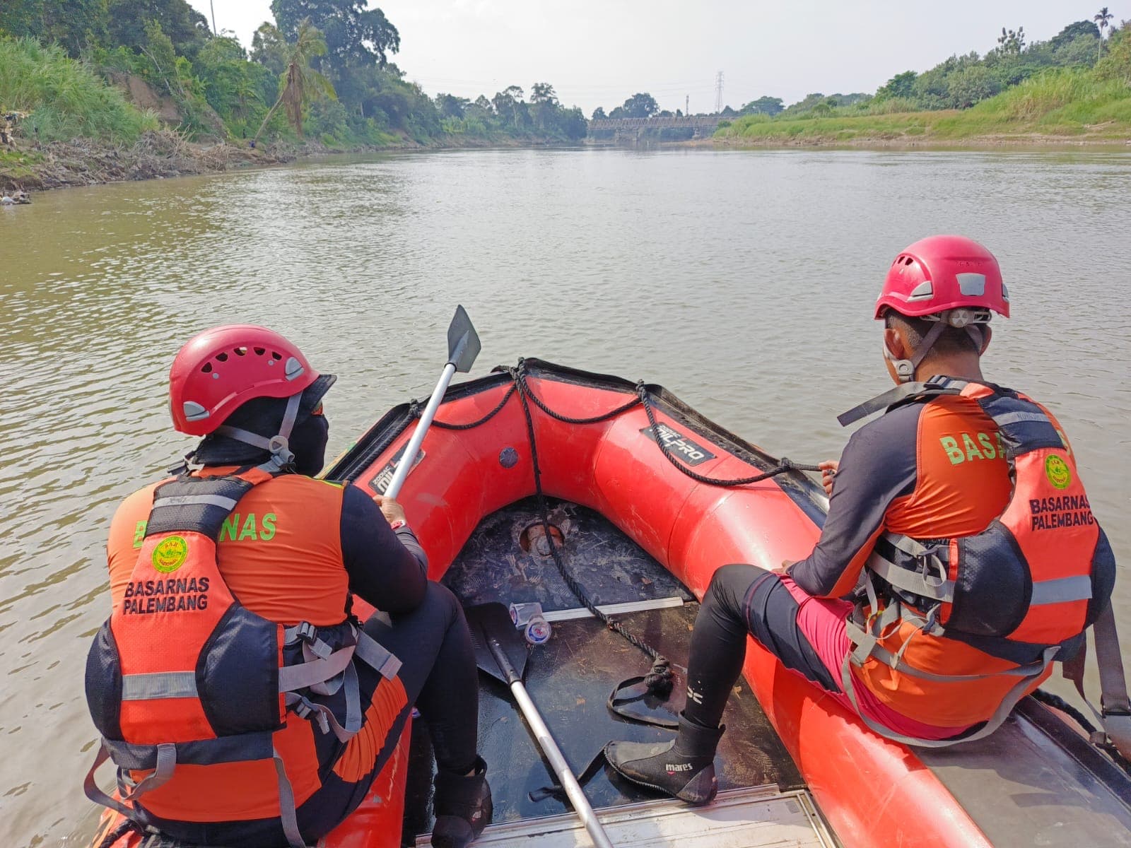 Pelajar SMP Negeri 1 Tenggelam di Sungai Lematang, Tim SAR Lakukan Pencarian Intensif