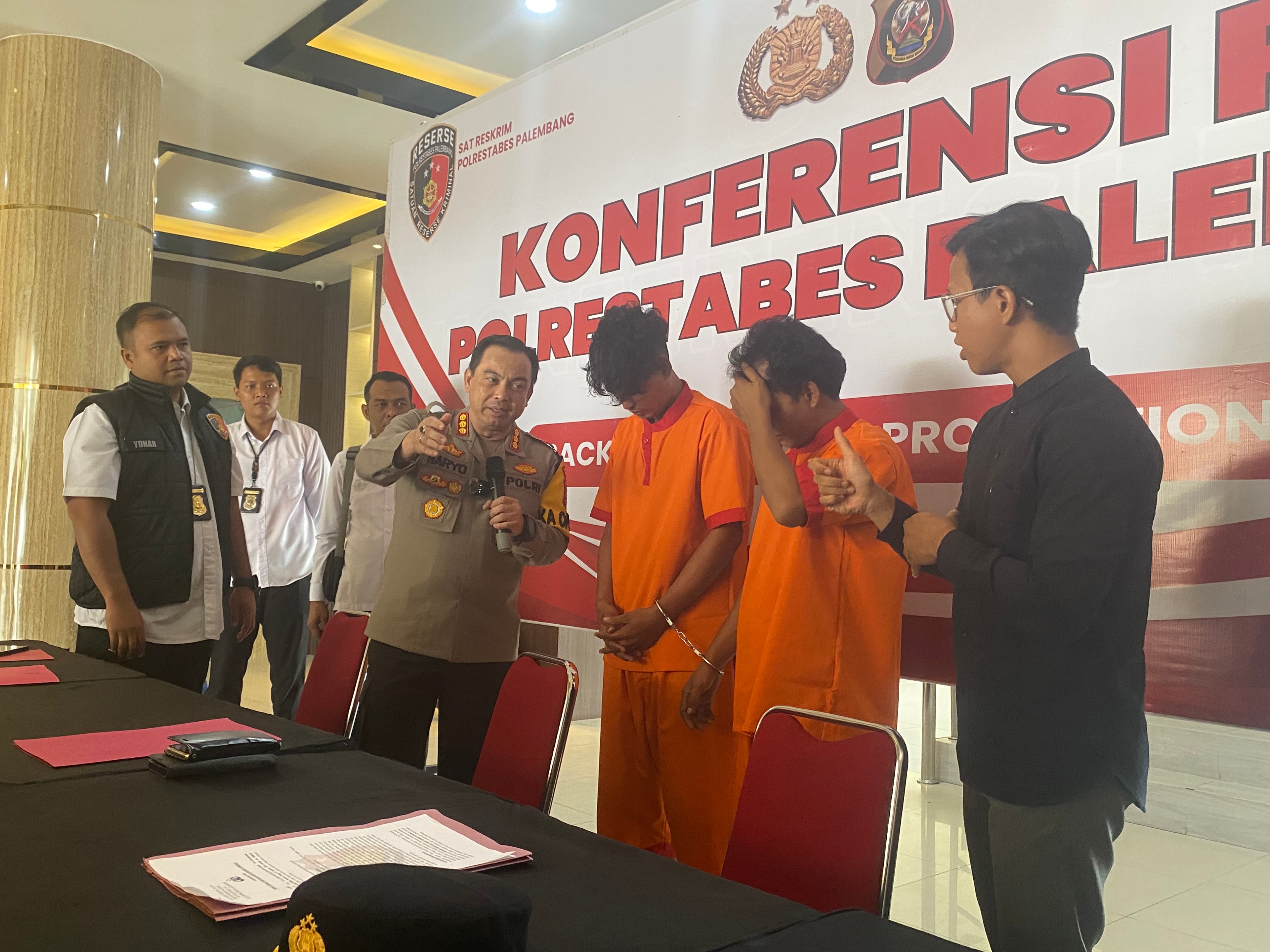 Pelaku Pembunuhan Tukang Parkir di Palembang dengan Tombak Berhasil Ditangkap Polisi