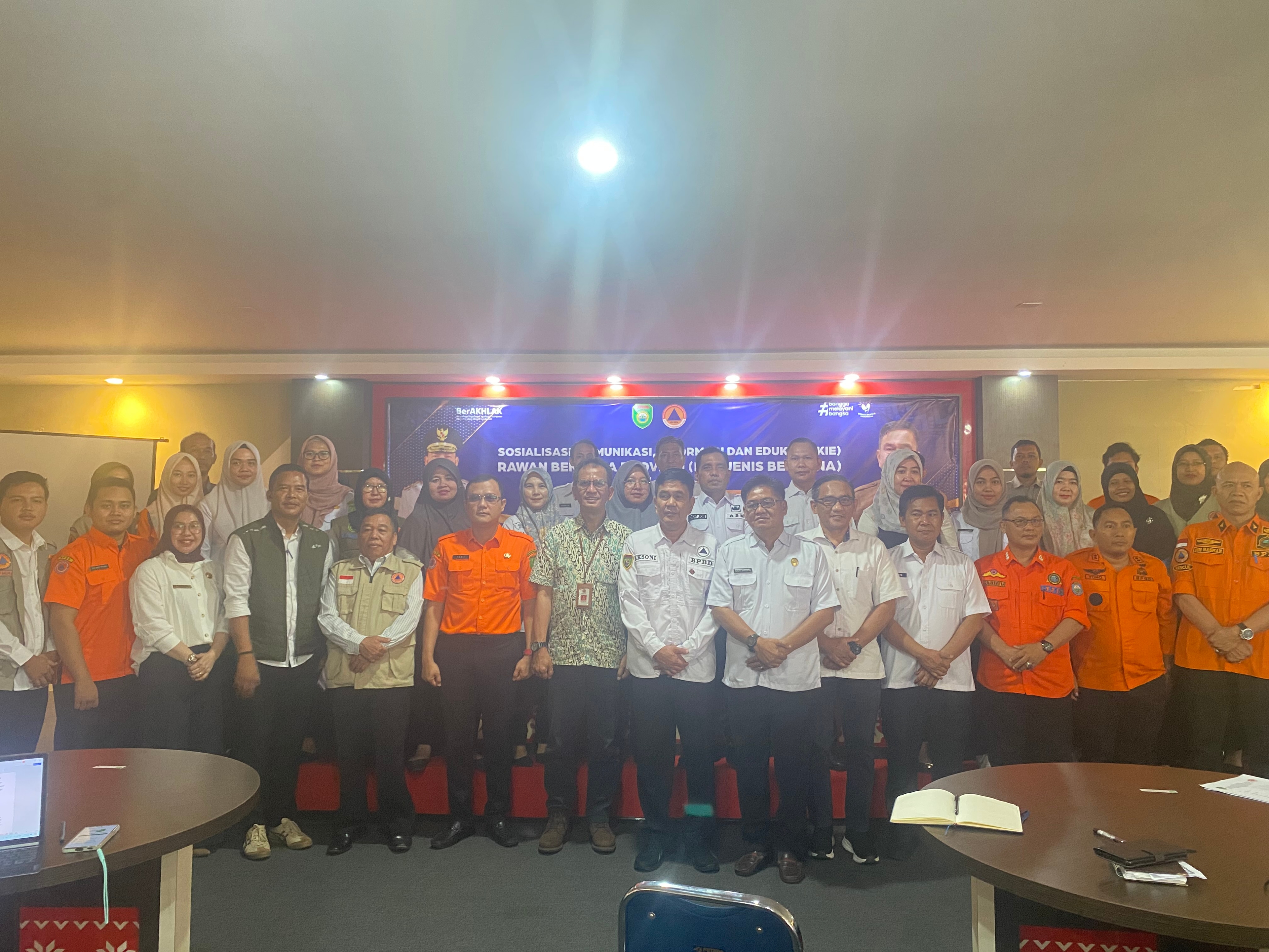 BPBD Sumsel Gelar Rapat Sosialisasi, Komunikasi, Informasi dan Edukasi Rawan Bencana