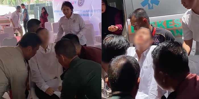 Viral Peserta Tes CPNS di NTB Mengalami Kaku Mendadak Hingga Dievakuasi Pakai Ambulans