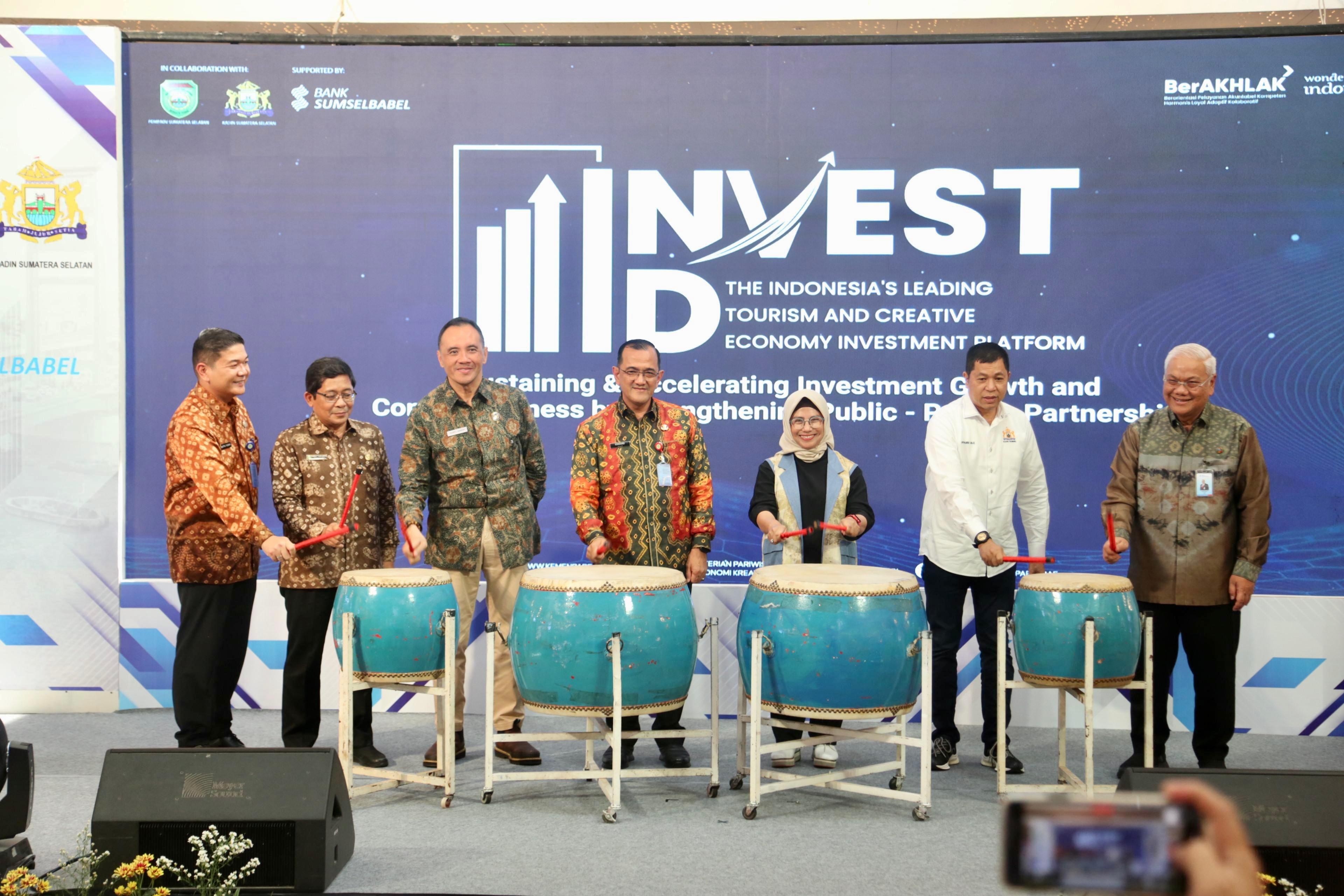 Sekda Sumsel Resmikan Invest.ID dan Leaders Talkshow untuk Kembangkan Investasi