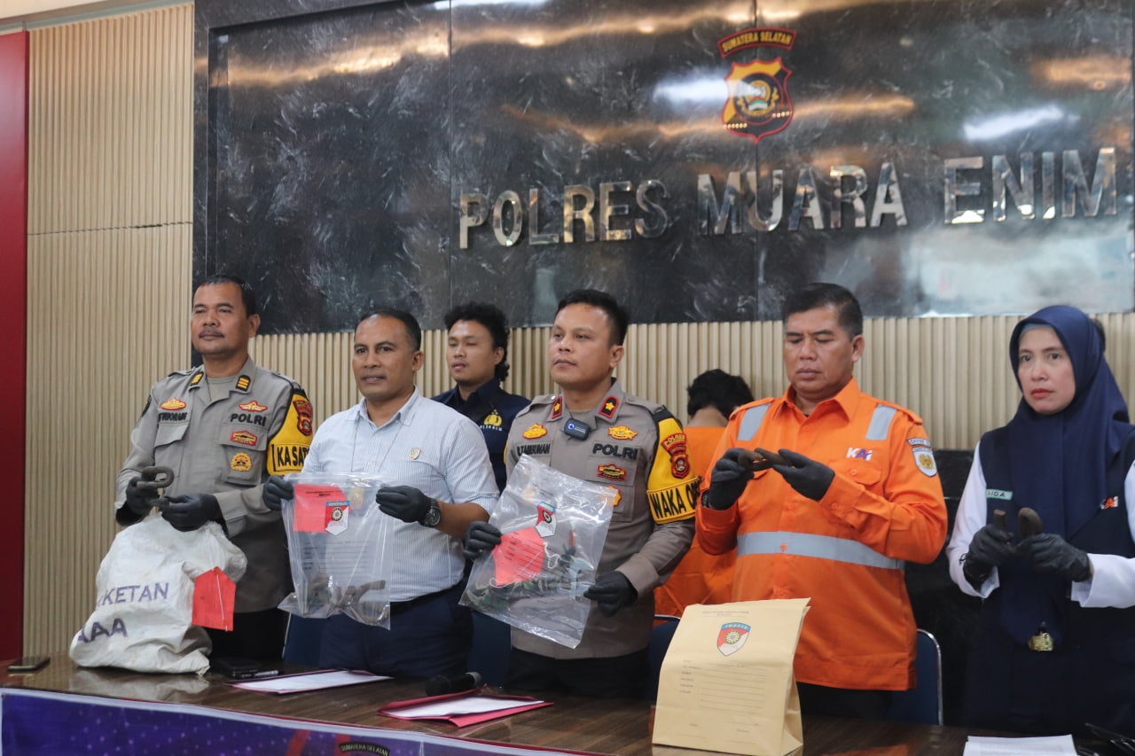 Pria di Muara Enim Tertangkap Curi 280 Pengikat Rel, Ini Hukuman yang Didapat