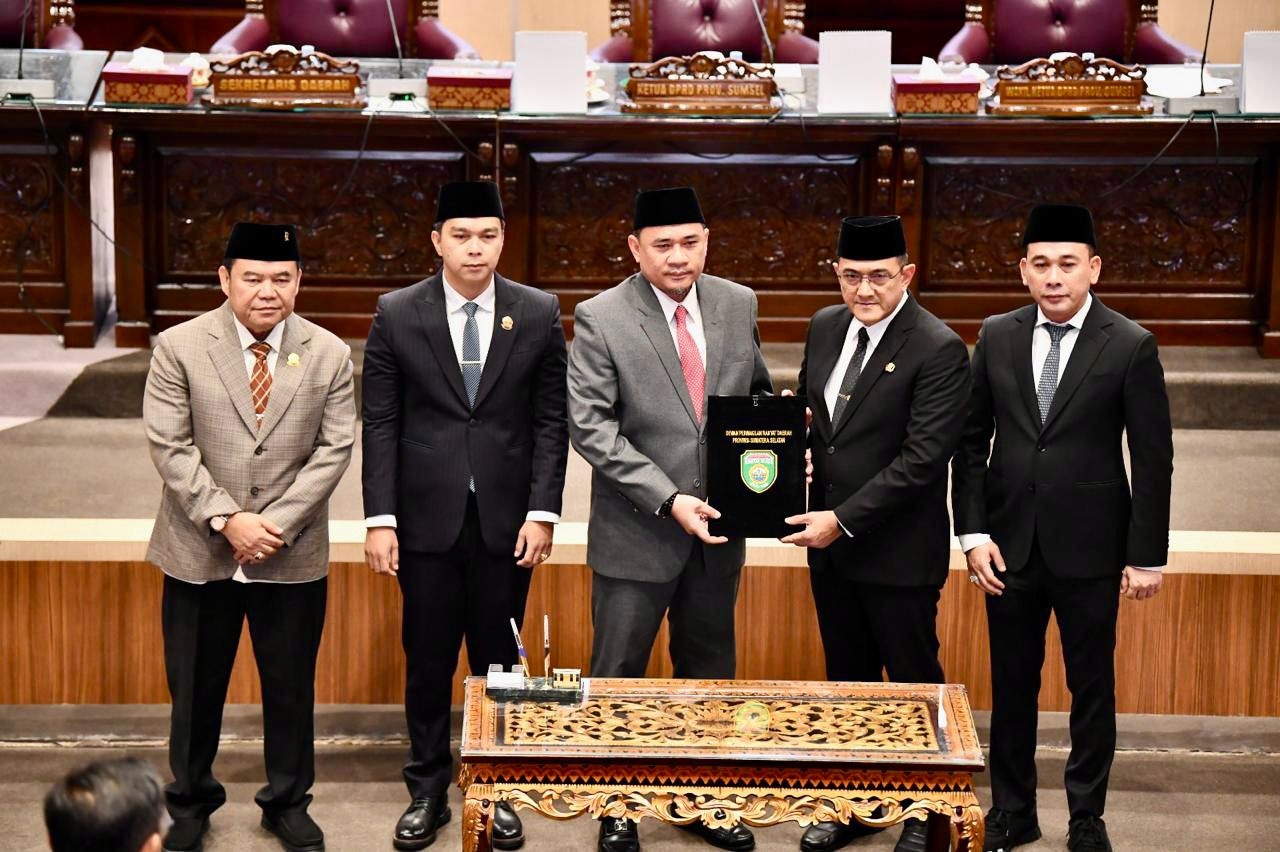 DPRD Sahkan HDCU Sebagai Pasangan Gubernur dan Wagub Sumsel Terpilih