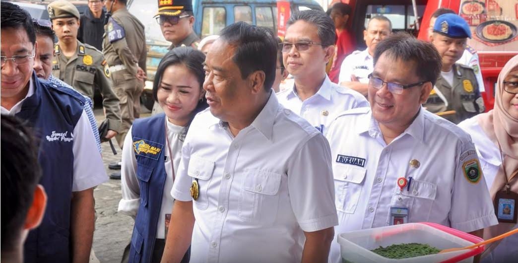 Menjelang Ramadan, Wakil Gubernur Sumsel Pantau Harga Bahan Pokok di Pasar Tradisional