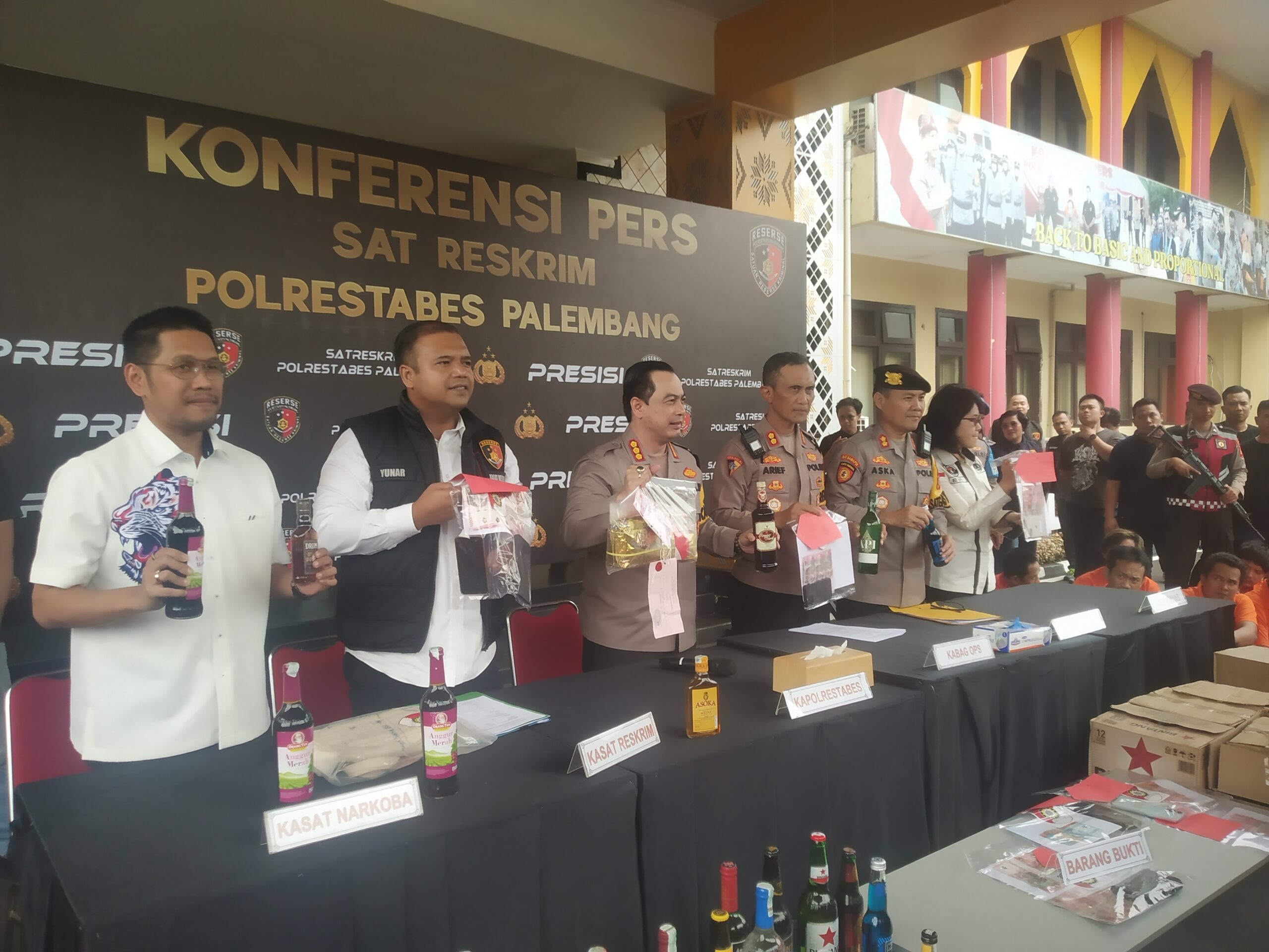 Operasi Pekat Musi 2025, Polrestabes Palembang Amankan 91 Tersangka dari Berbagai Kasus Kejahatan
