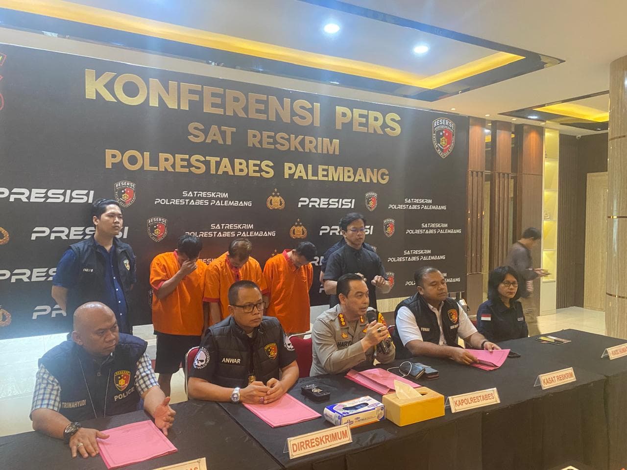 Polisi Ungkap Kasus Begal Lintas Kabupaten di Palembang, 4 Tersangka Ditangkap, 1 Ditembak Mati