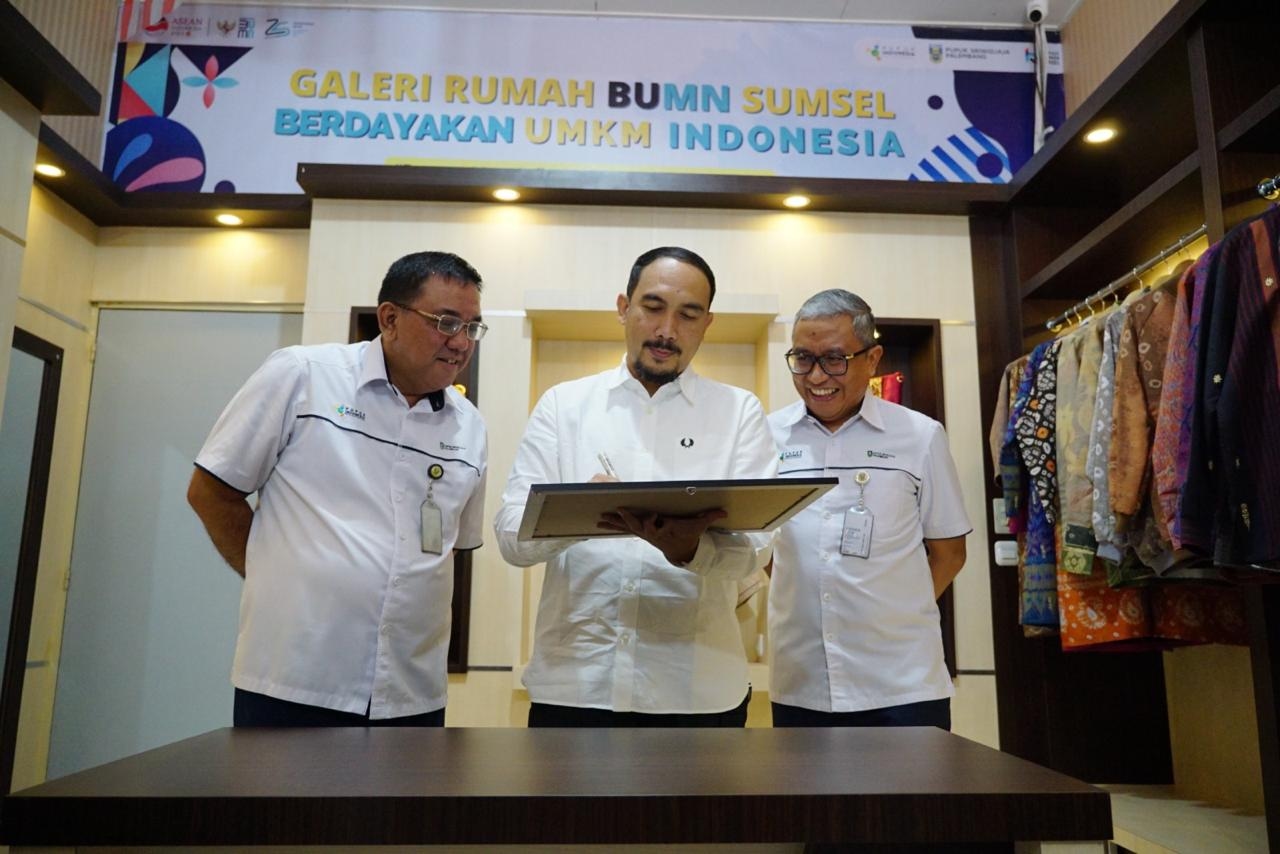 PT Pusri Palembang Dorong UMKM Naik Kelas Lewat Rumah BUMN Sumsel