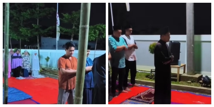 Viral Video Aksi Warga Gelar Shalat Tarawih di Jalan Diduga Kecewa Tak Kunjung Dibangunkan Masjid
