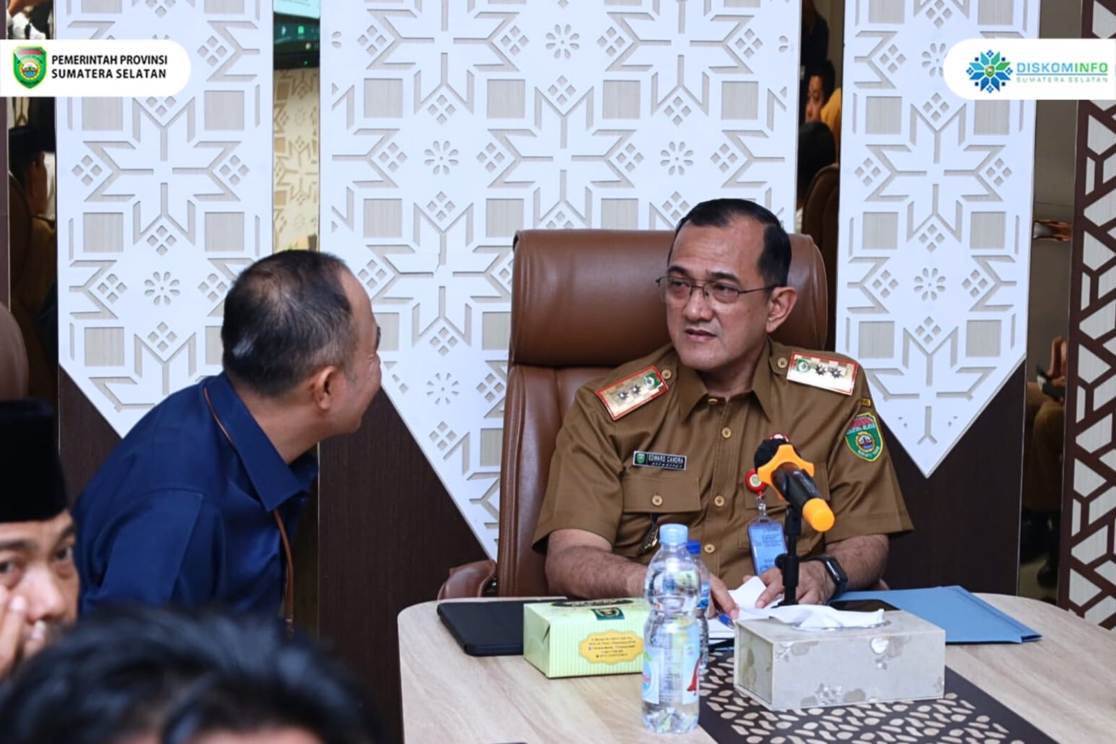 Sekda Sumsel Ikuti Rakor Inflasi dan Program Sekolah Garuda, Arahkan Pengembangan SDM Unggul