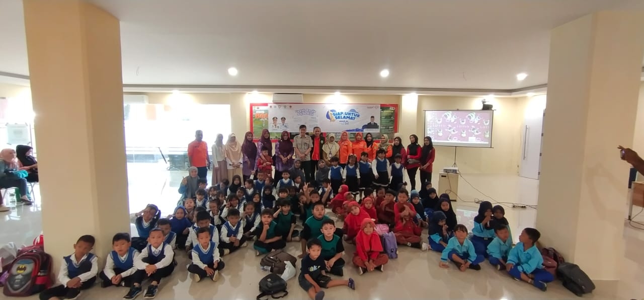 120 Anak TK Ikuti Edukasi Tanggap Bencana yang Digelar BPBD Sumsel Sebagai Peringatan Hari Kesiapsiagaan Bencana 26 April