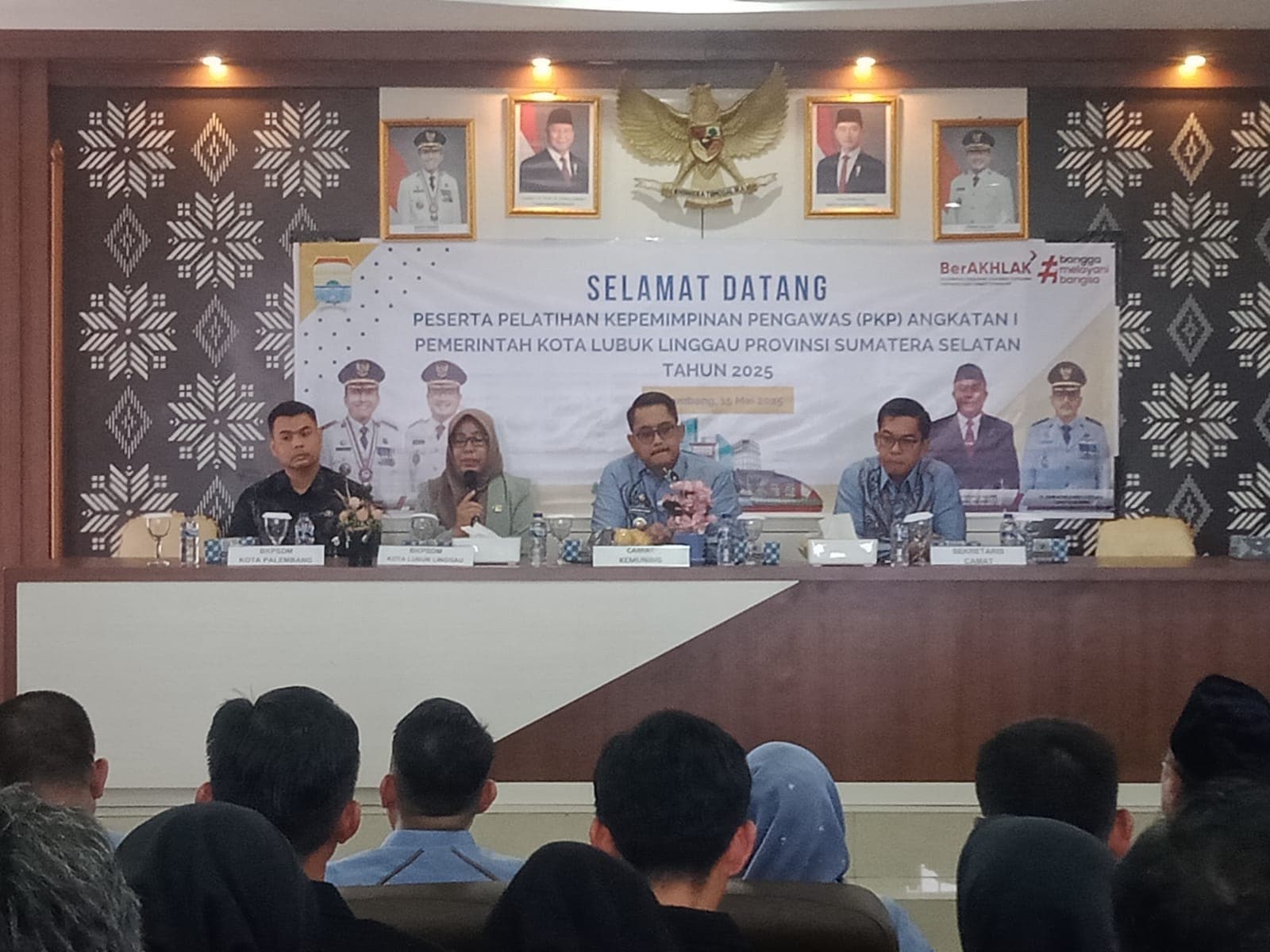 23 Peserta Pelatihan Kepemimpinan Pengawas Kota Lubuk Linggau Lakukan Studi Banding ke Kecamatan Kemuning Palembang