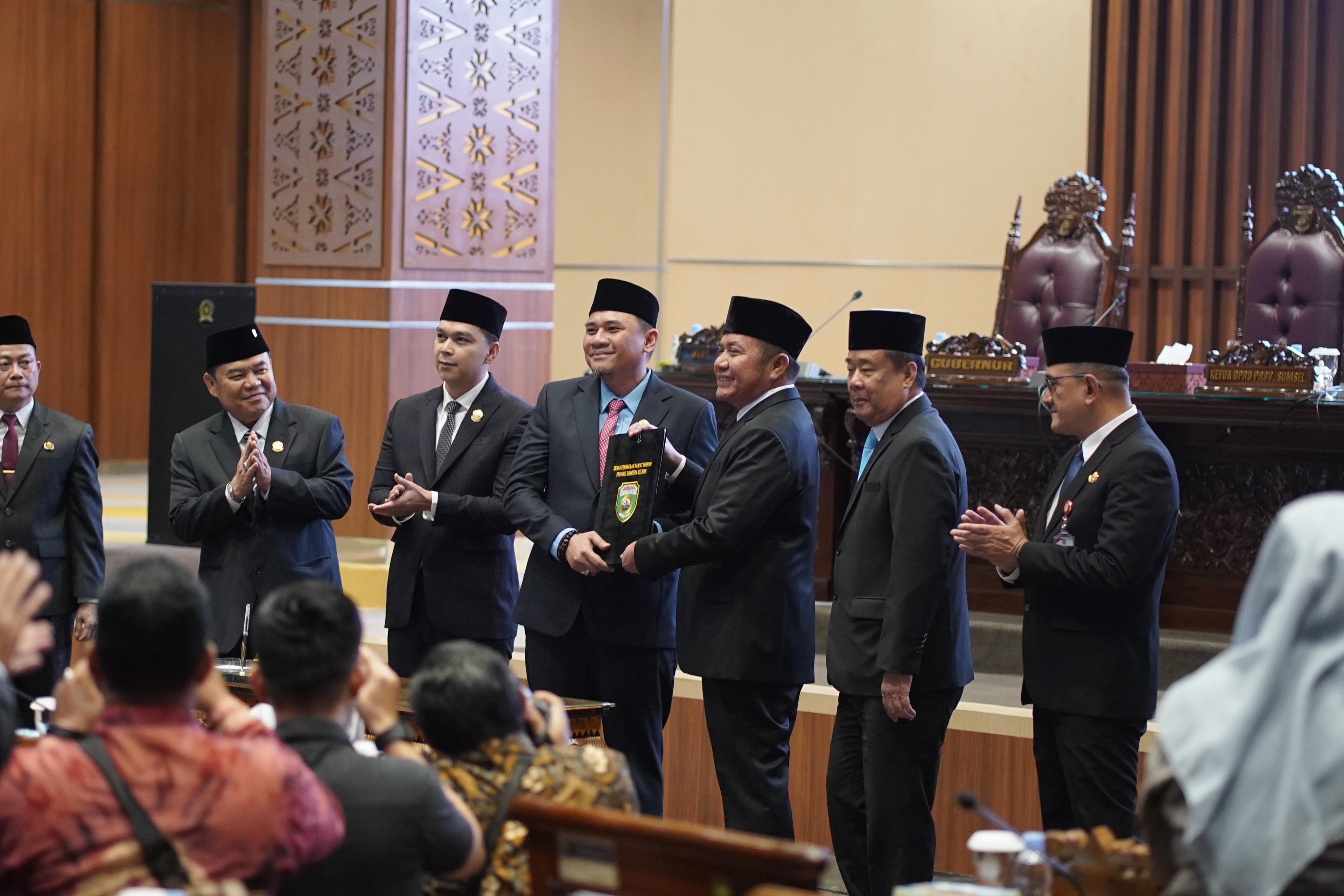Pemprov dan DPRD Sumsel Teken Nota Kesepakatan Rancangan Awal RPJMD 2025–2029