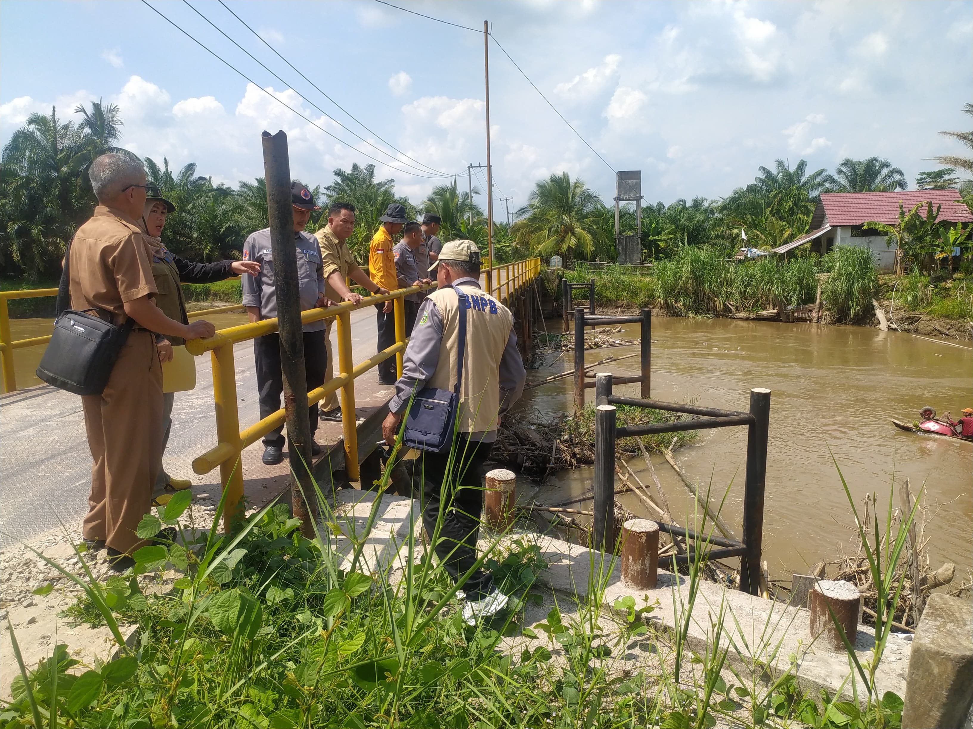 BPBD Sumsel Lakukan Verifikasi Lapangan Tiga Usulan Rehabilitasi Pascabencana di Ogan Ilir