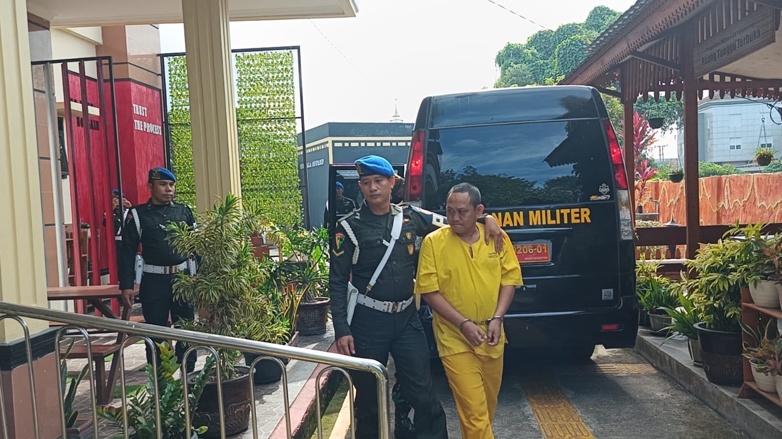 Sidang Keempat Kasus Pembunuhan Tiga Polisi di Way Kanan Digelar di Pengadilan Militer Palembang