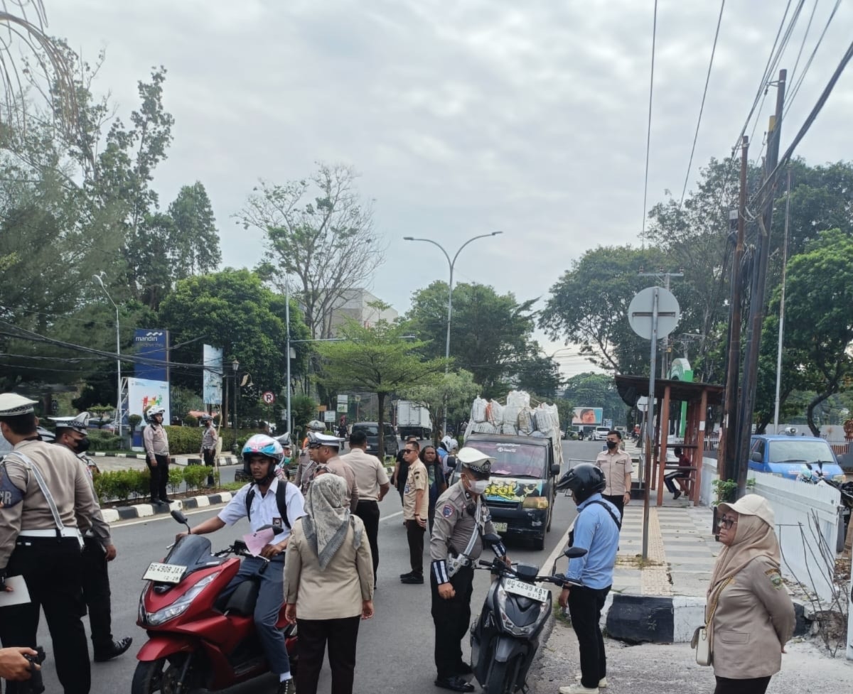 Operasi Patuh Musi 2025 di Palembang, 74 Tilang dalam Sehari, Fokus Edukasi dan Pelanggaran Berisiko Tinggi
