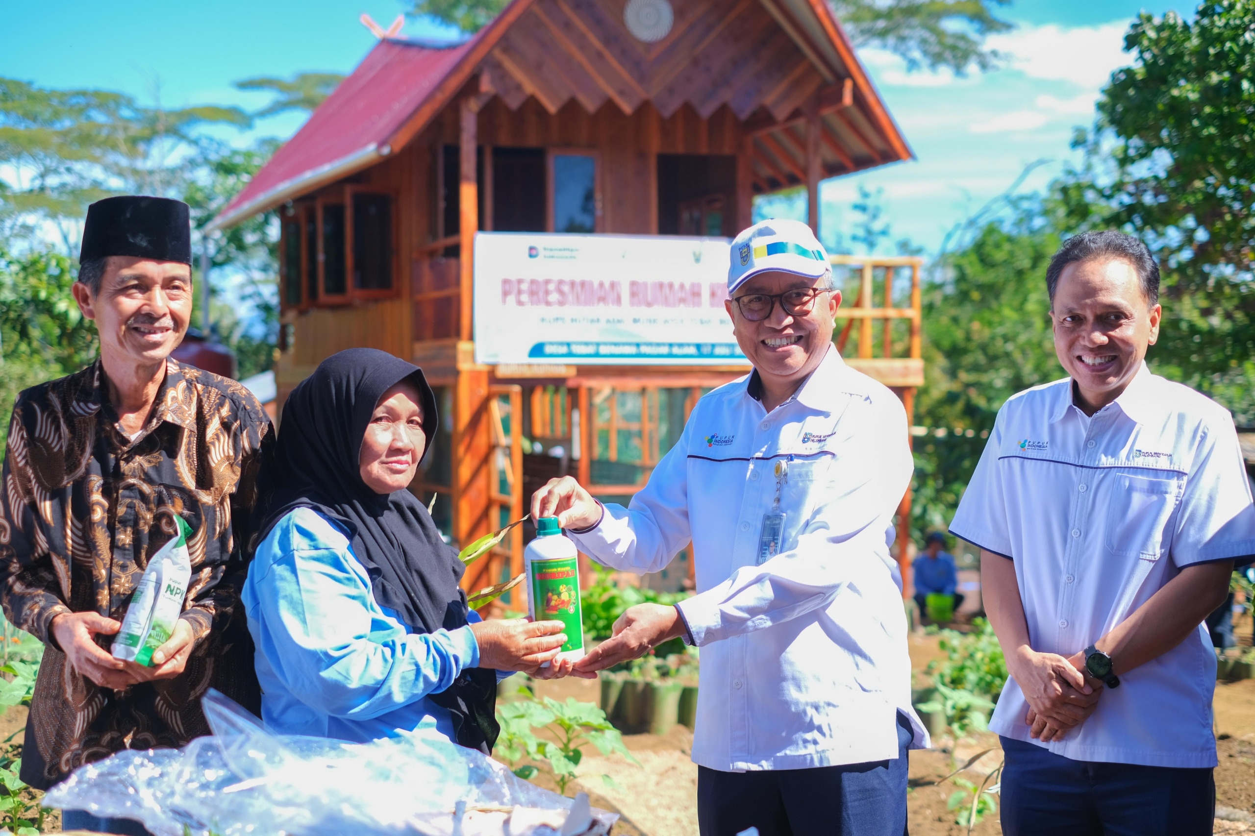 Pusri Resmikan Rumah Kompos di Tebat Benawa, Dukung Pertanian Berkelanjutan dan Pemberdayaan Masyarakat