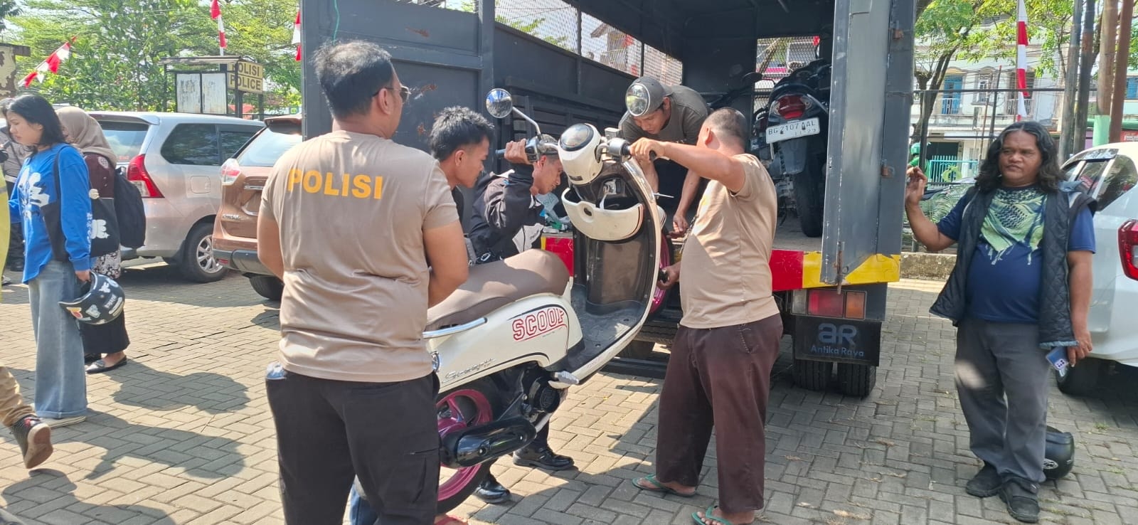 34 Kendaraan Terjaring Razia Satlantas Palembang, Knalpot Brong dan Tanpa Surat Jadi Pelanggaran Terbanyak
