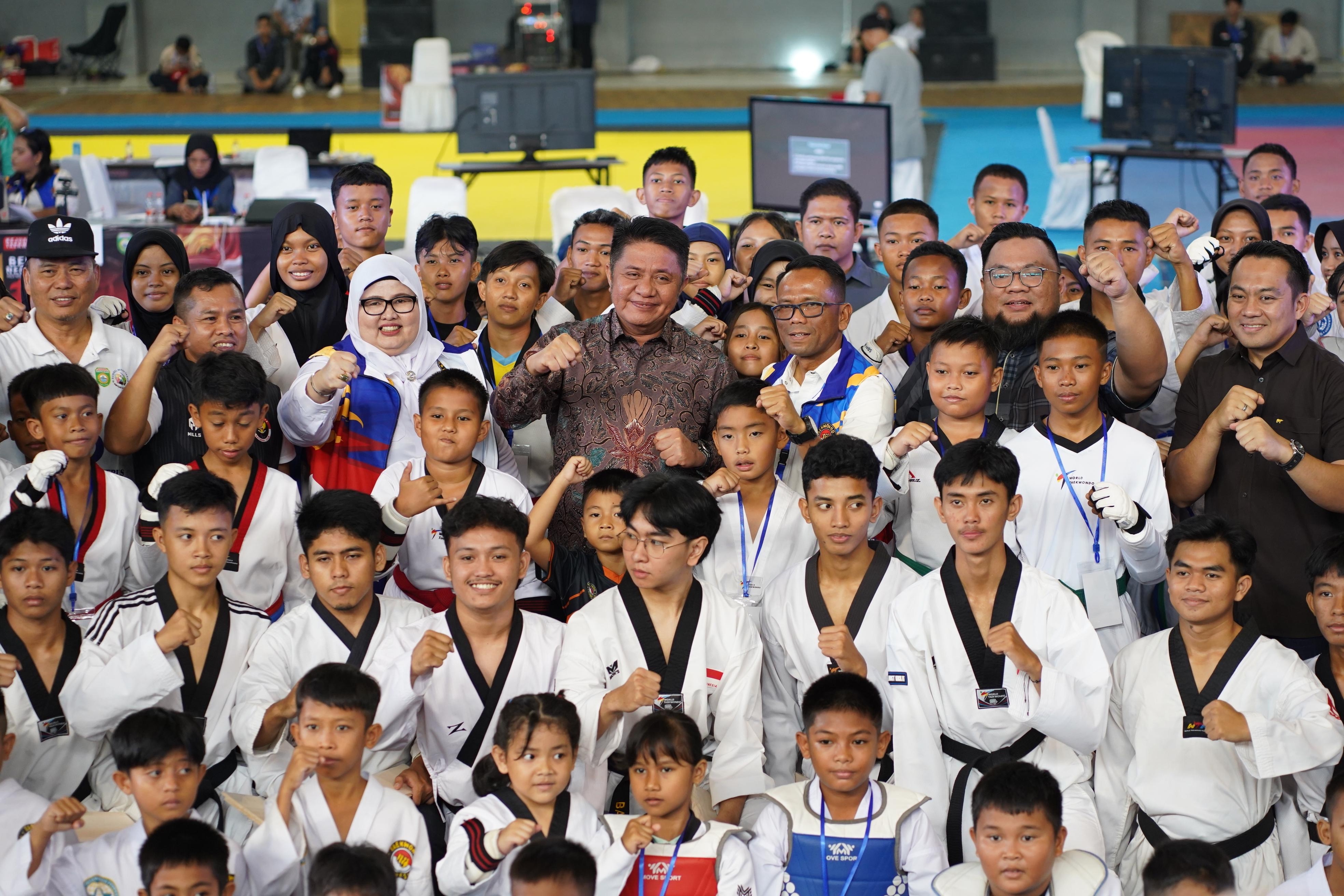 Gubernur Sumsel Dorong Pembinaan Atlet Taekwondo hingga Tingkat Desa demi Lahirkan Juara Nasional