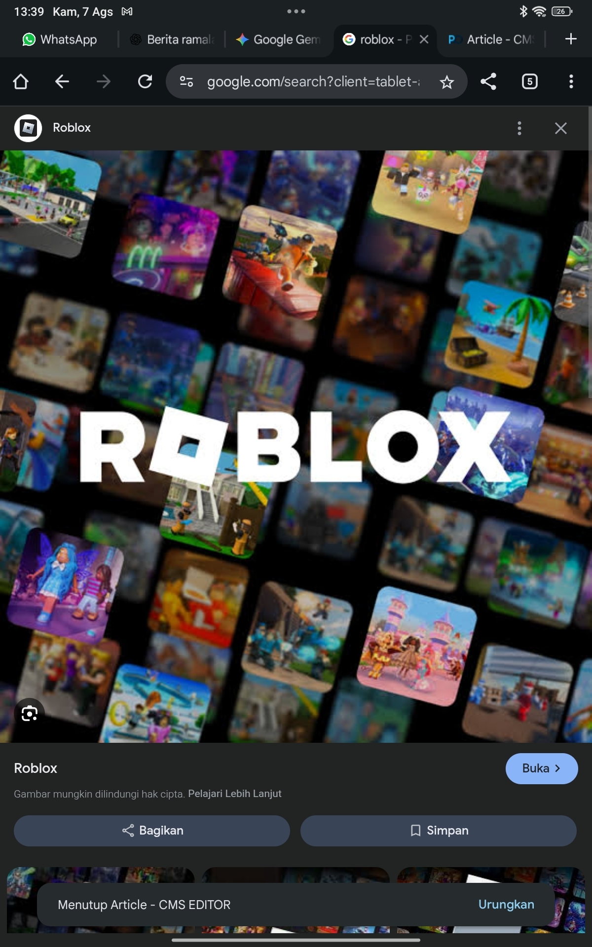 Sorotan Tajam Mendikdasmen Sebut Roblox Dianggap Pemicu Kekerasan dan Perilaku Anti-Sosial pada Anak