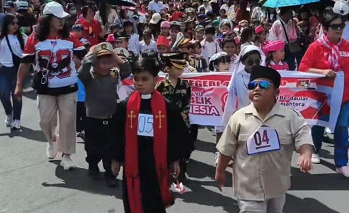 Bocah Cosplay Prabowo Viral di Medsos, Dapat Hadiah Langsung dari Presiden