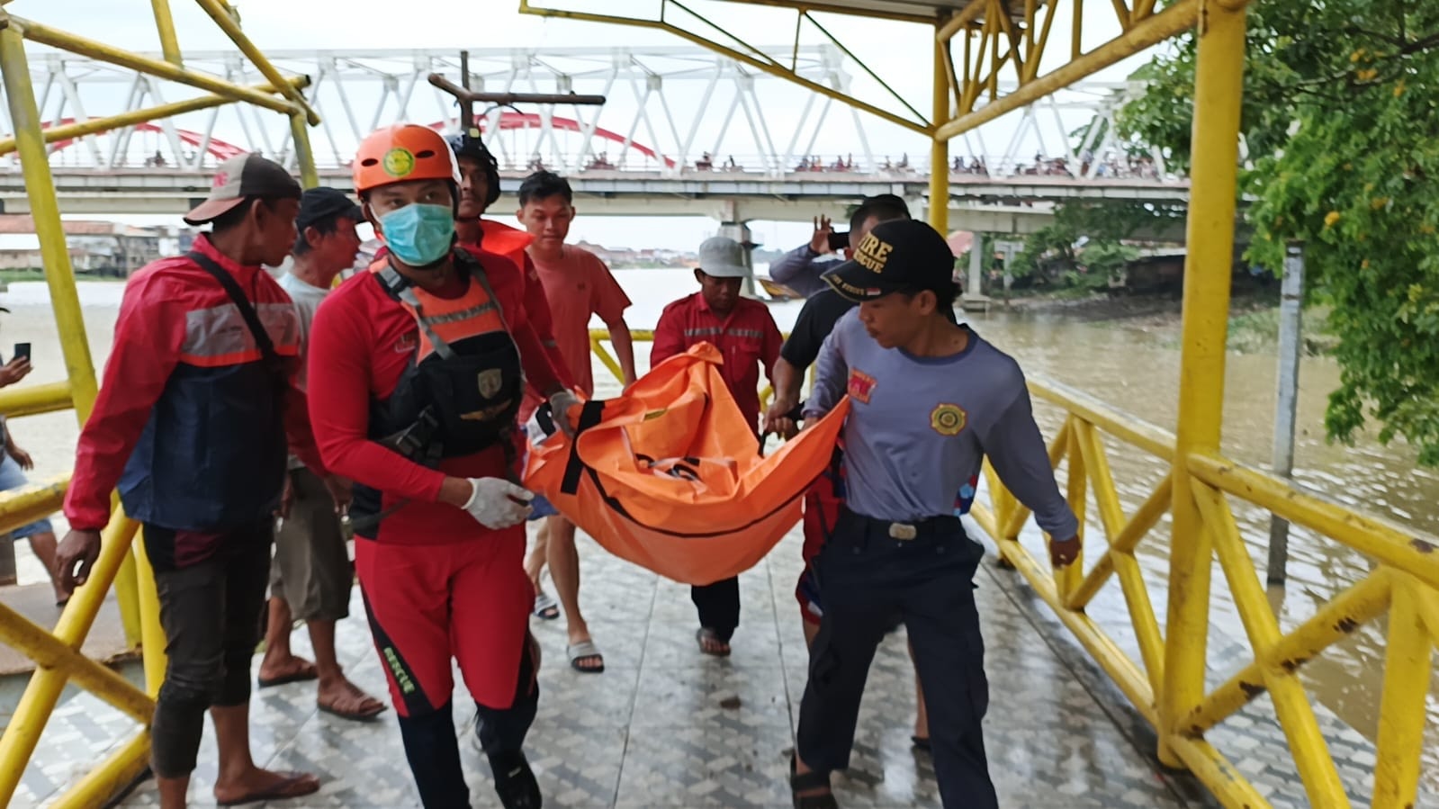 Tim SAR Temukan Satu Anak yang Tenggelam di Sungai Ogan Palembang, Satu Korban Masih Hilang