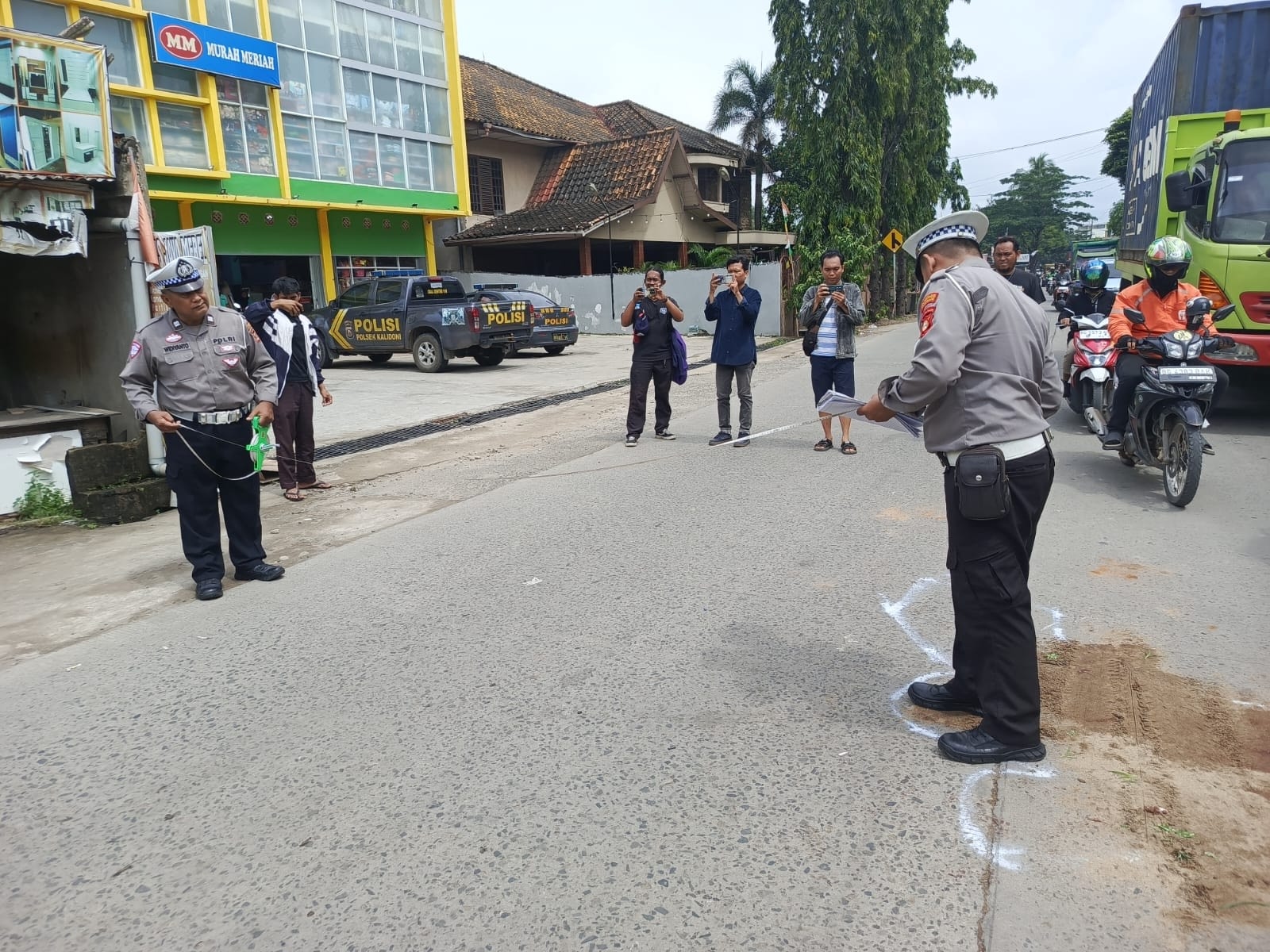 Laka Lantas di Palembang, Pemotor Tewas Usai Terlindas Bus Pariwisata
