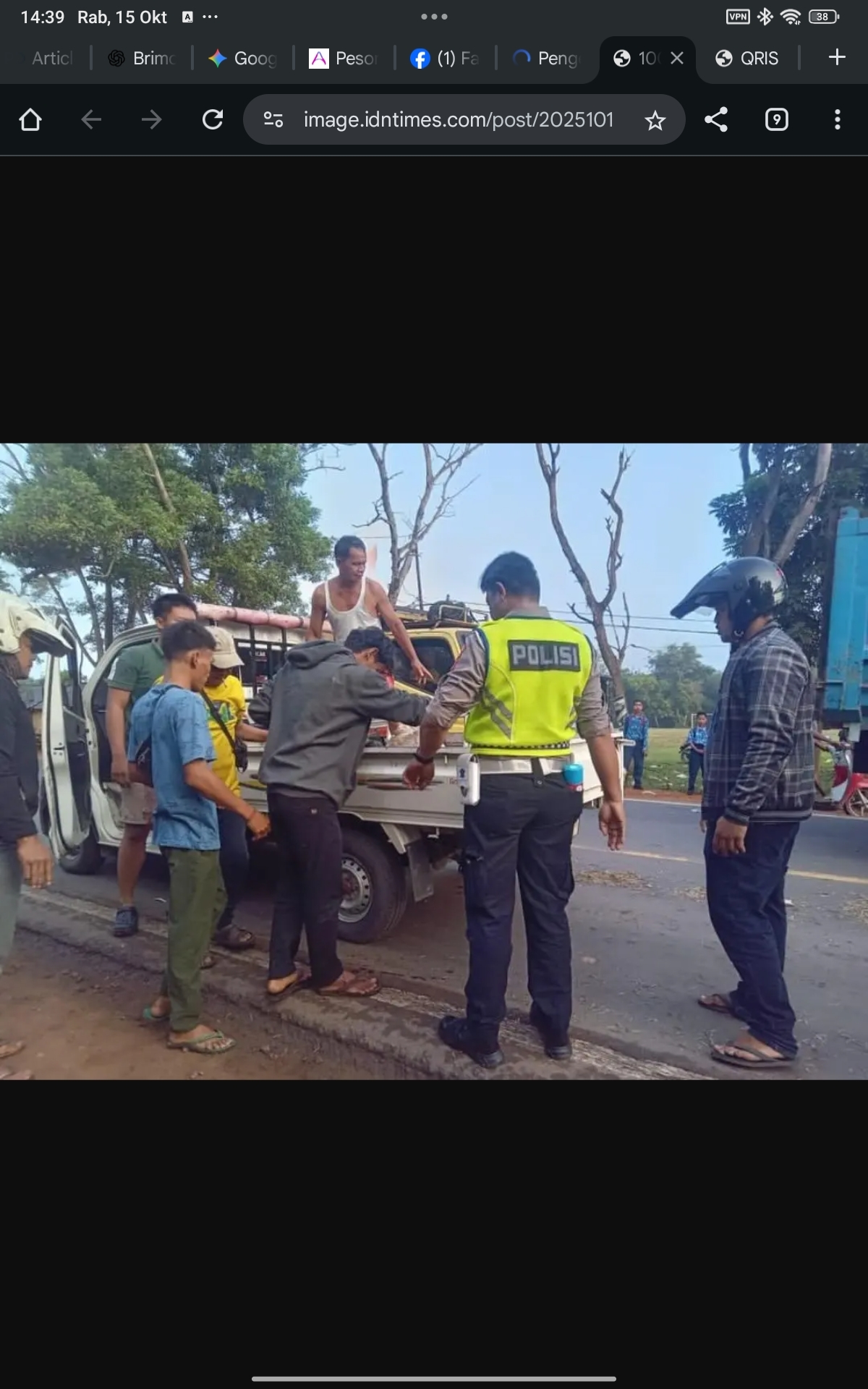 Pemotor Tewas Ditabrak Truk Fuso di Jalintim Palembang–Jambi, Pelaku Tabrak Lari Diburu Polisi