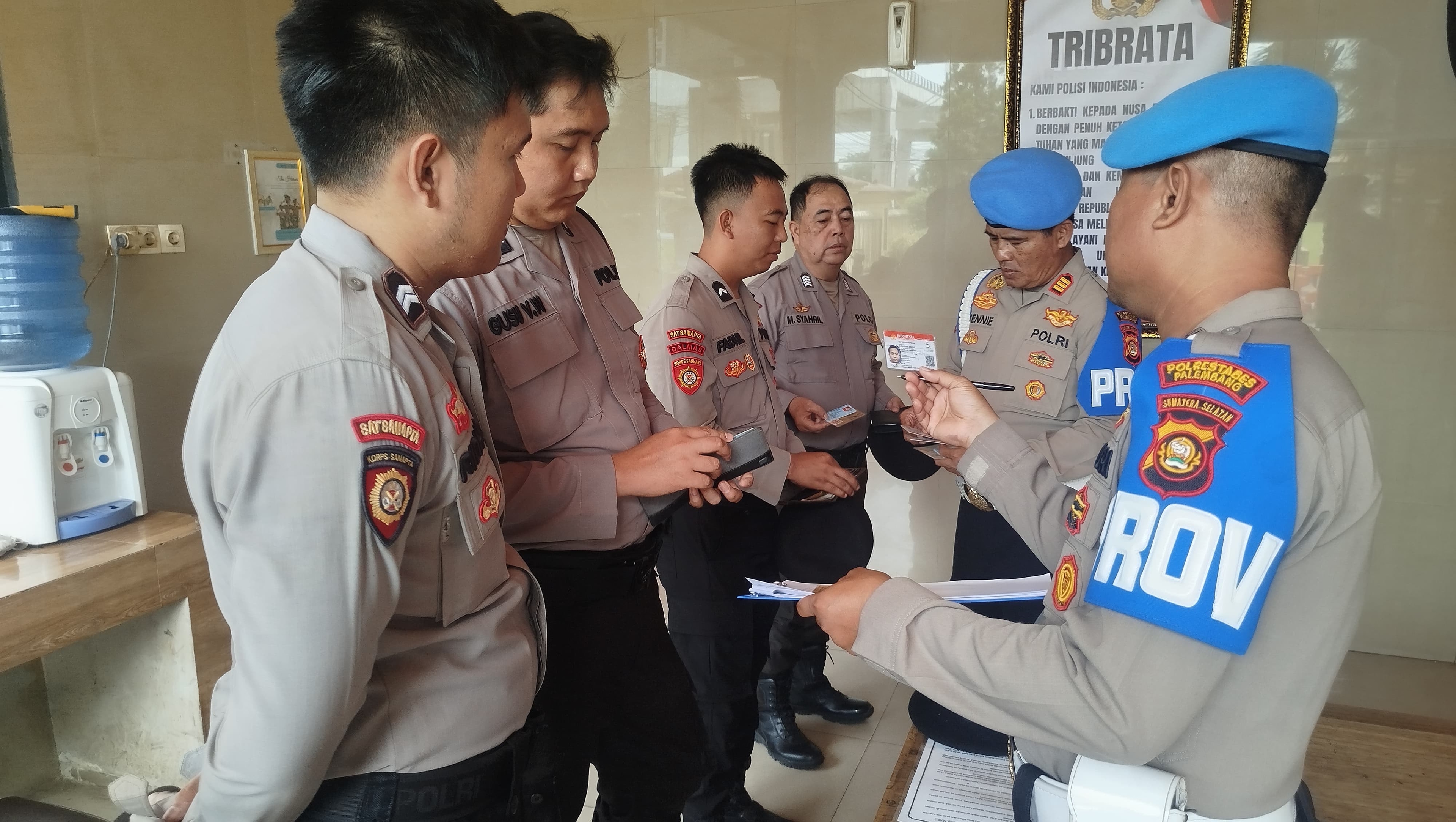 Tegakkan Disiplin Internal, Propam Polrestabes Palembang Tindak Anggota Tak Patuh Aturan