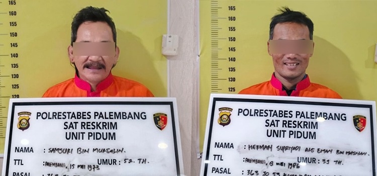Digagalkan saat Beraksi, Dua Pria di Palembang Ditangkap Karena Hendak Curi Kabel Tanah