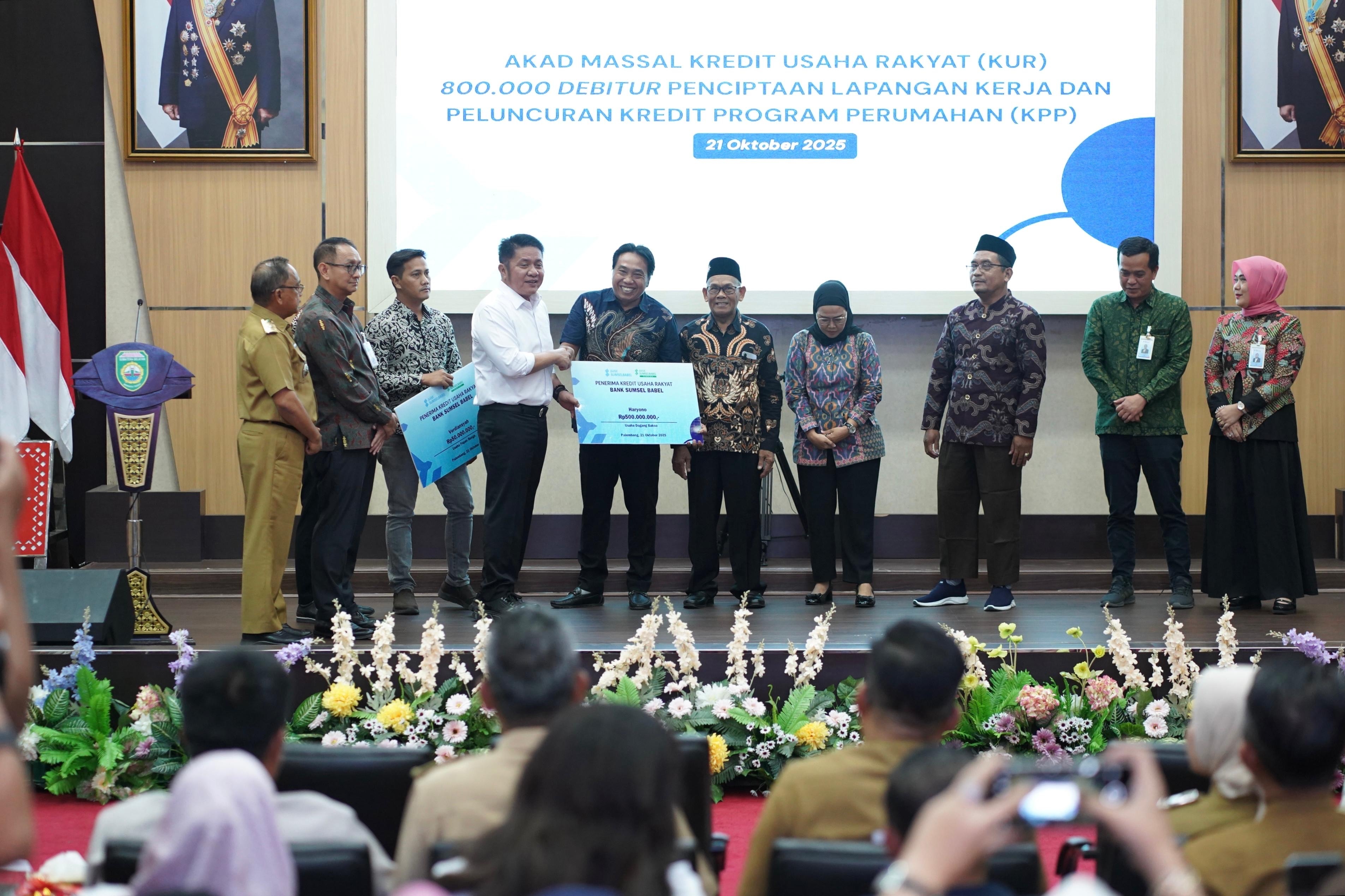 Sumsel Dukung 800 Ribu Akad KUR, Herman Deru: Modal Saja Tak Cukup Tanpa Keterampilan