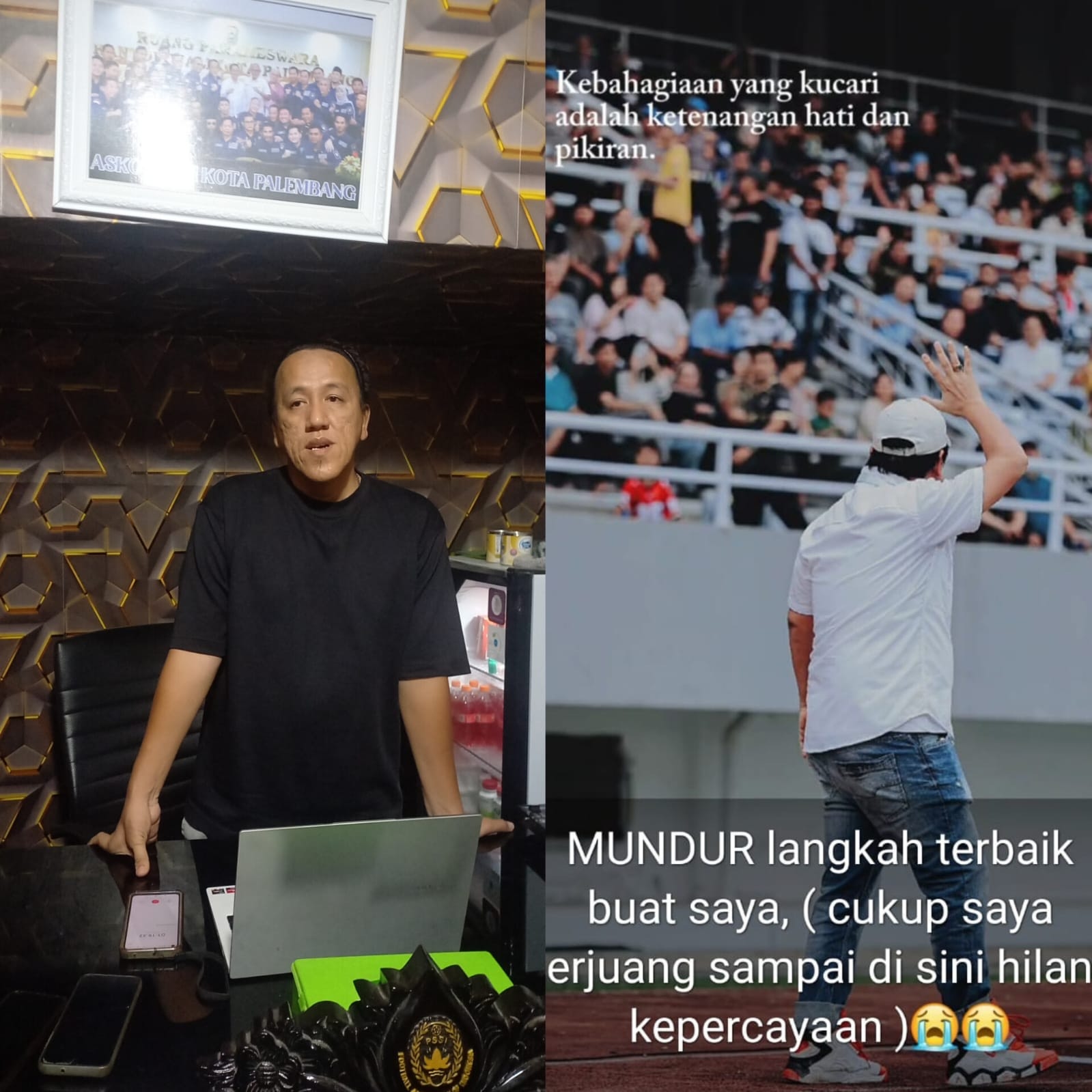 Wakil Presiden Sriwijaya FC Siap Mundur Jika Diminta Suporter: “Saya Sudah Berjuang Habis-habisan”