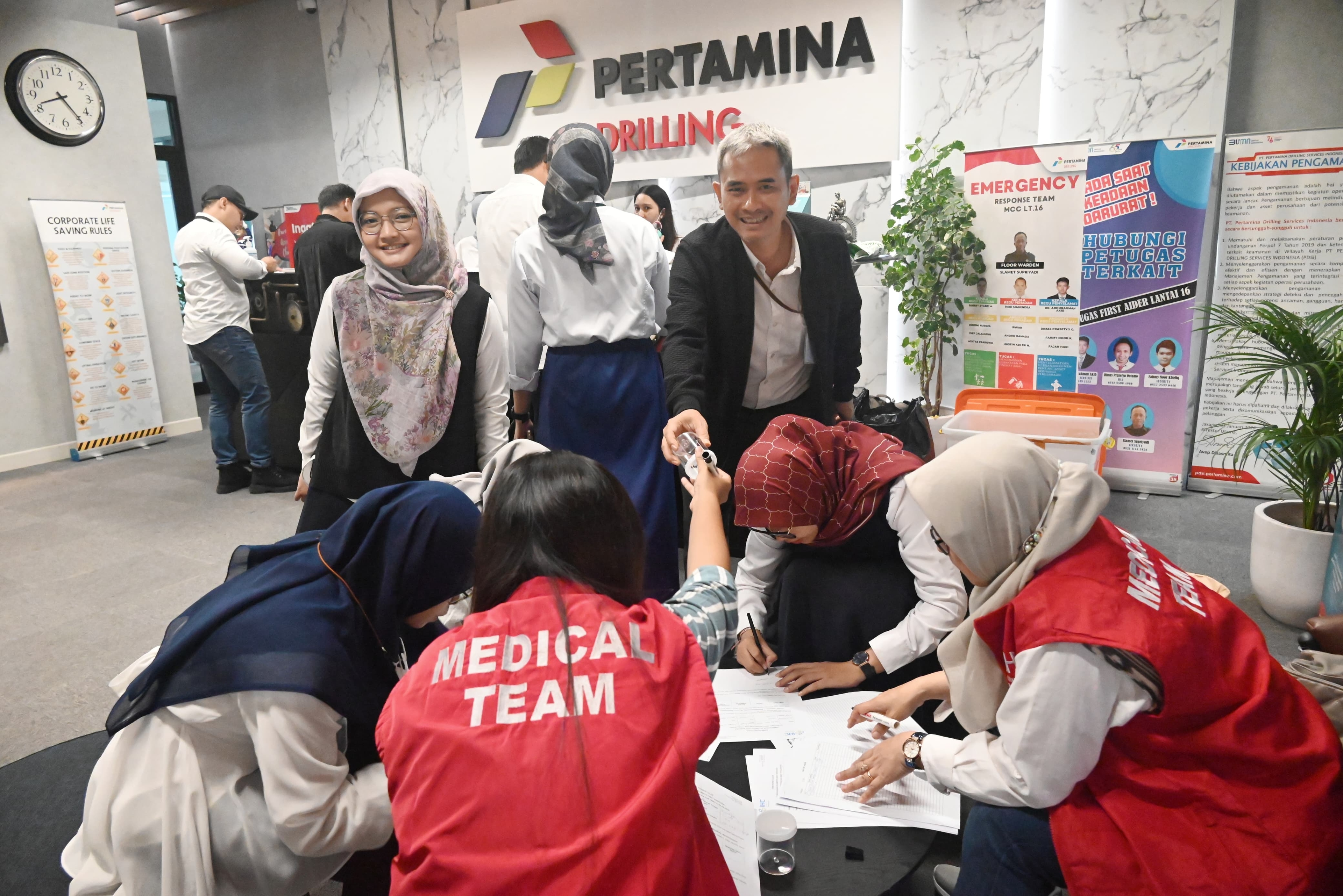 Pertamina Drilling Gelar Sidak Tes Urin Senin Pagi : Cegah Penyalahgunaan NARKOBA dan Zat Adiktif di Lingkungan Kerja
