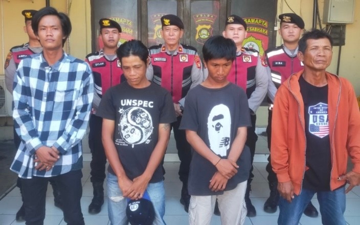 Polda Sumsel Sikat Pungli di Pusat Keramaian, Empat Terduga Pelaku Diamankan