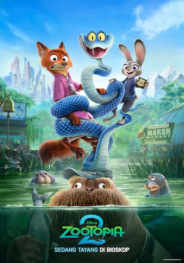 Sinopsis Zootopia 2, Kisah Petualangan Kelinci dan Rubah Menemukan Ular Misterius