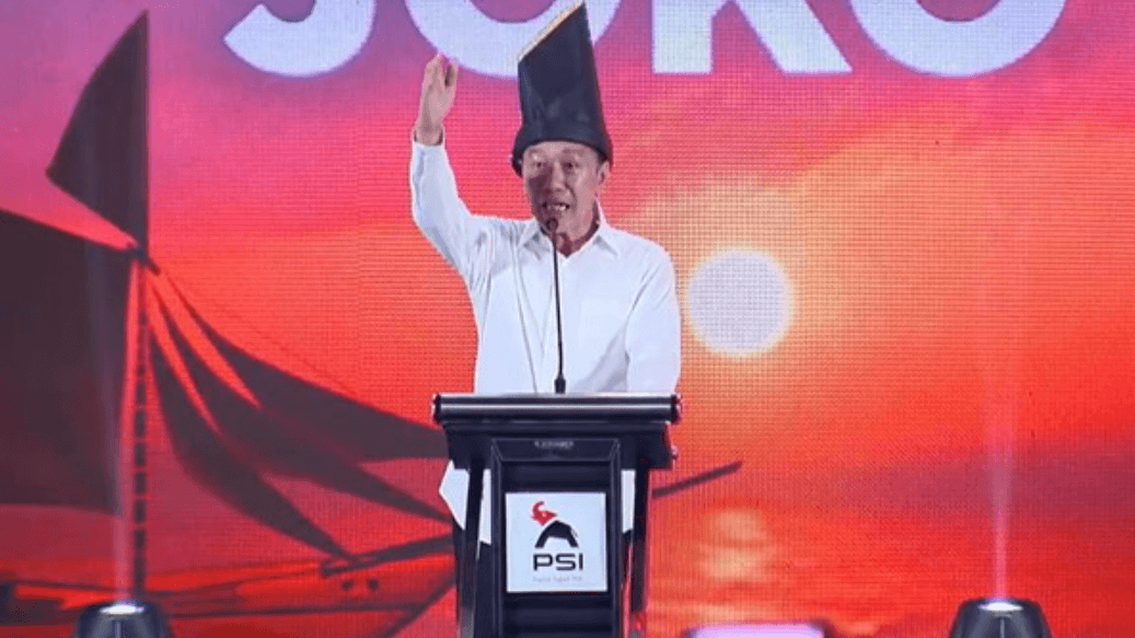 Jokowi Siap Habis-habisan Keliling Indonesia demi Perkuat Akar Rumput PSI di Rakernas Makassar